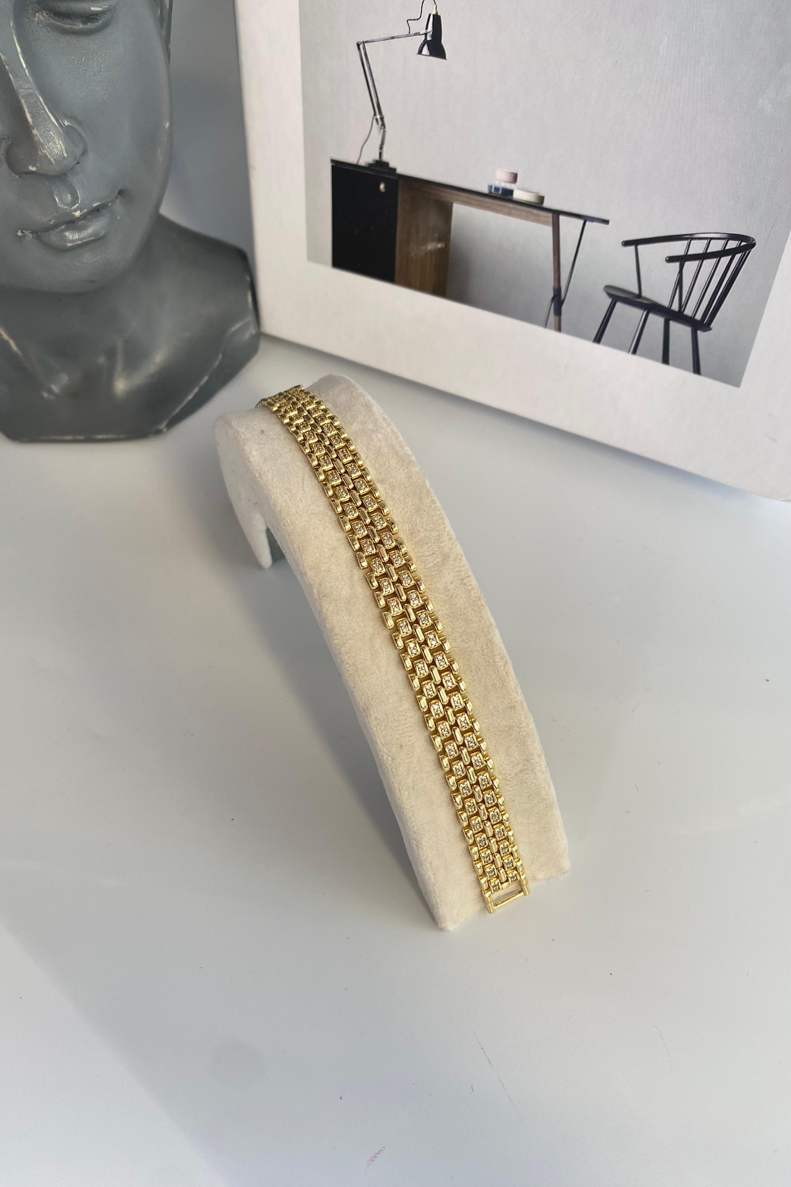 TAŞLI HASIR BİLEZİK