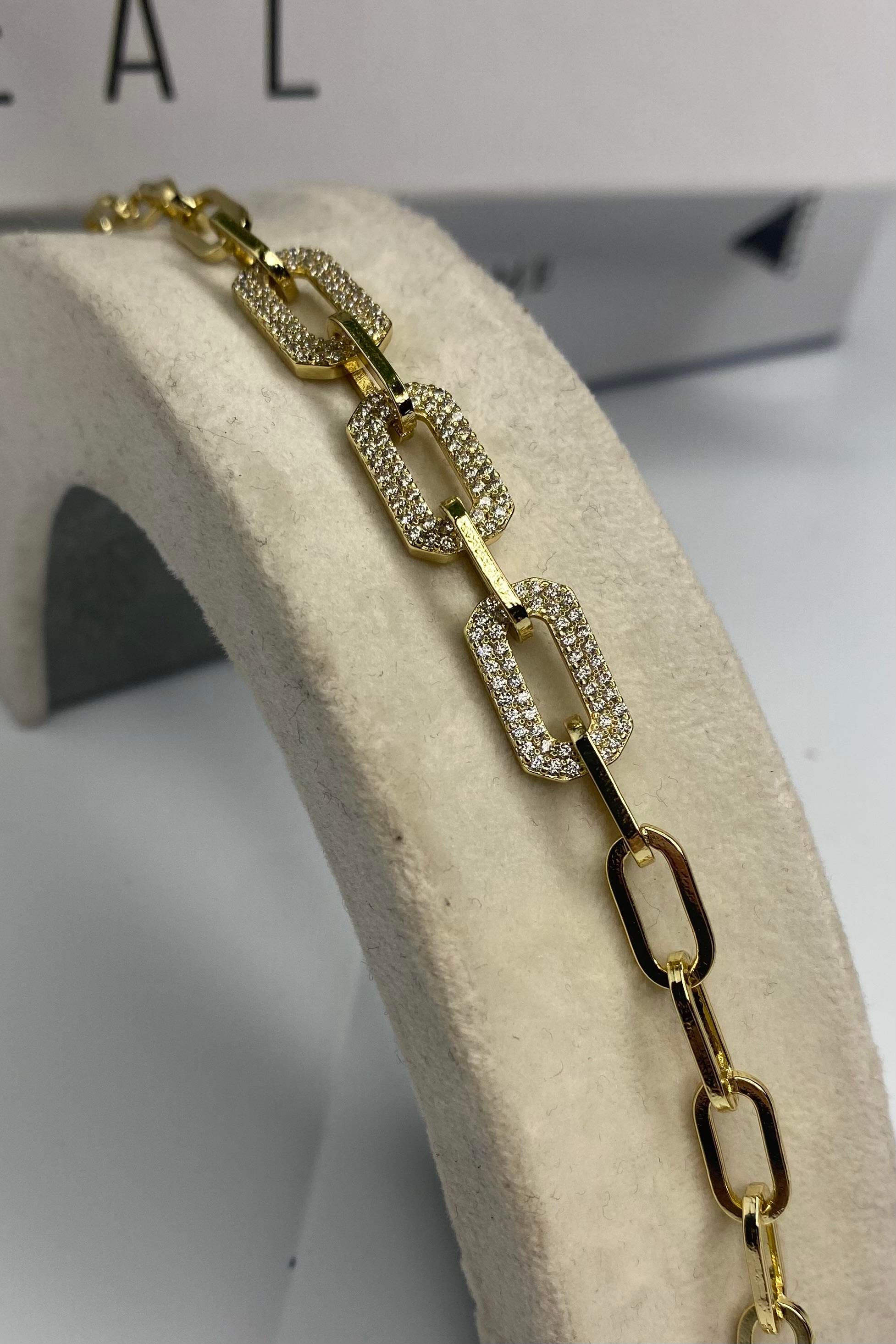 TAŞLI IZGARA BİLEZİK