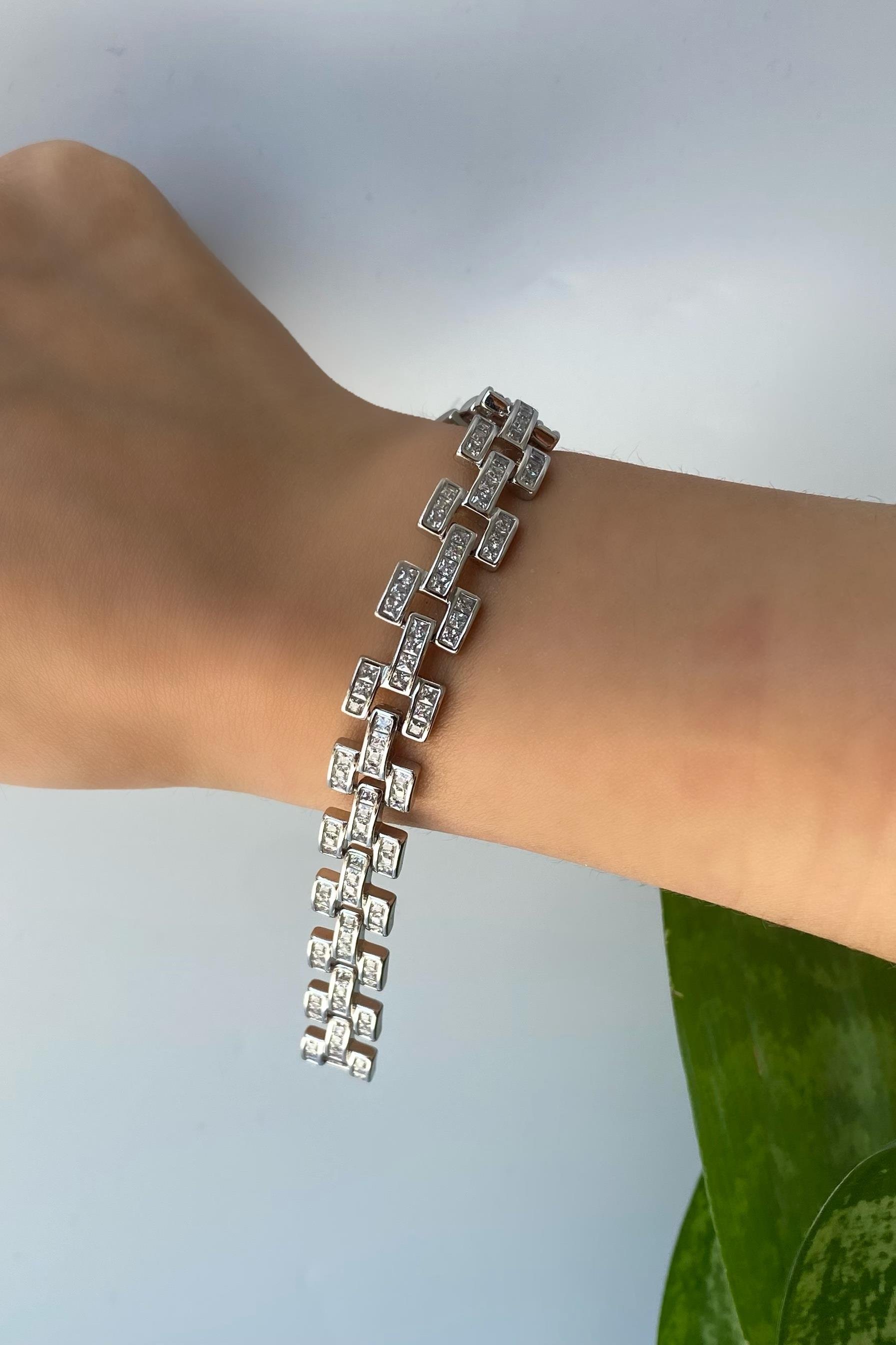 TAŞLI KORDON BİLEZİK