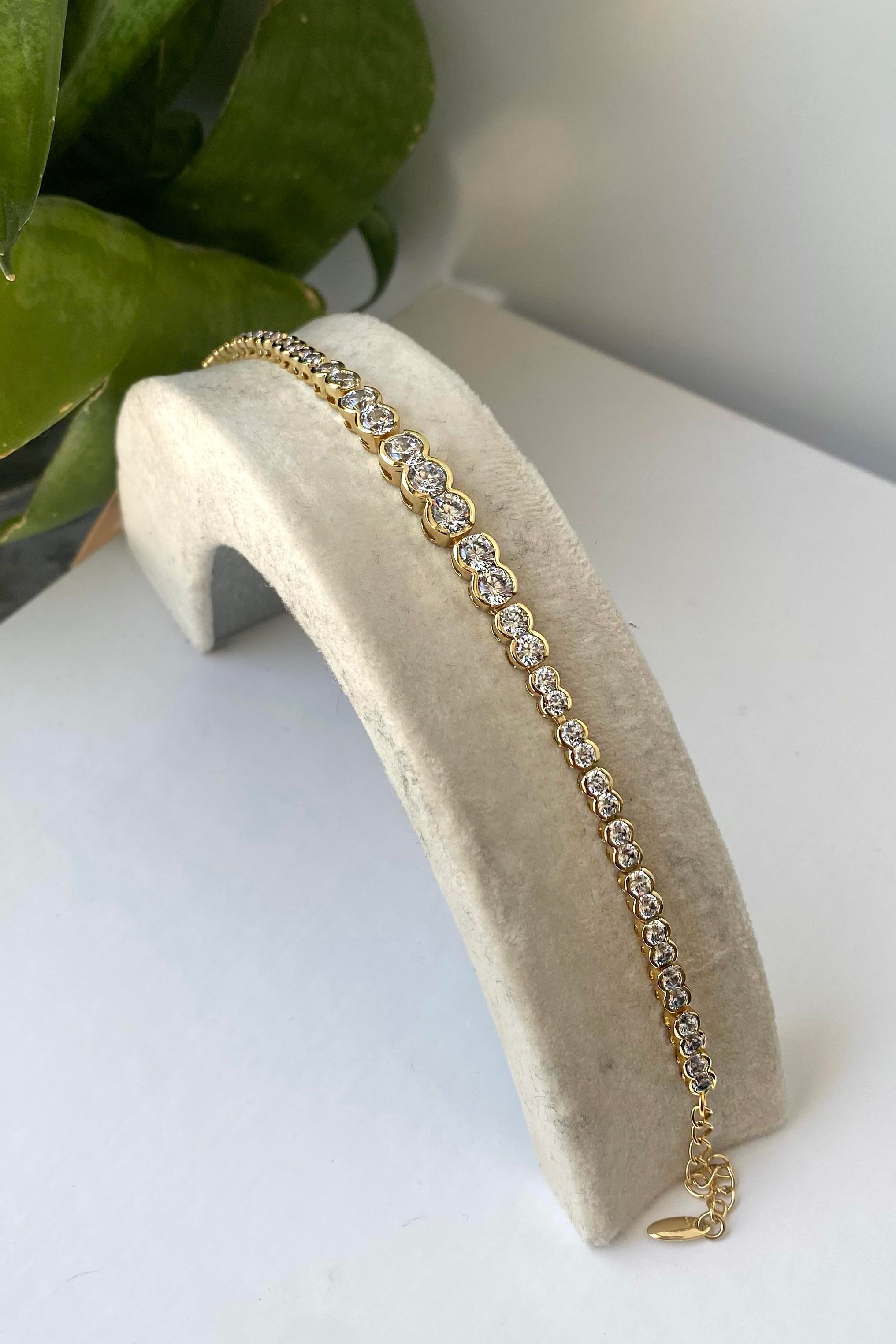 TAŞLI PETEK BİLEZİK