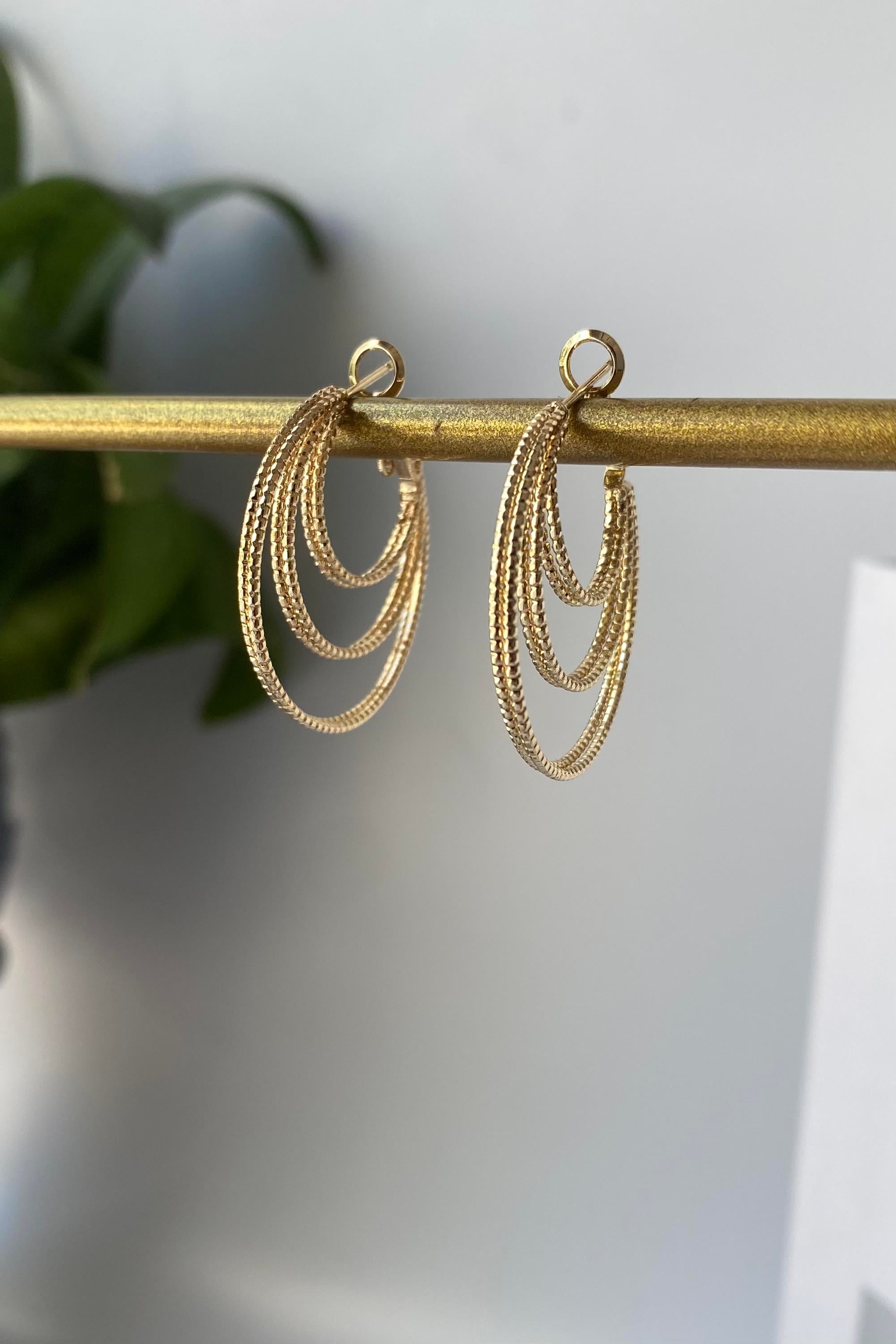 ÜÇ ŞERİTLİ AY KÜPE