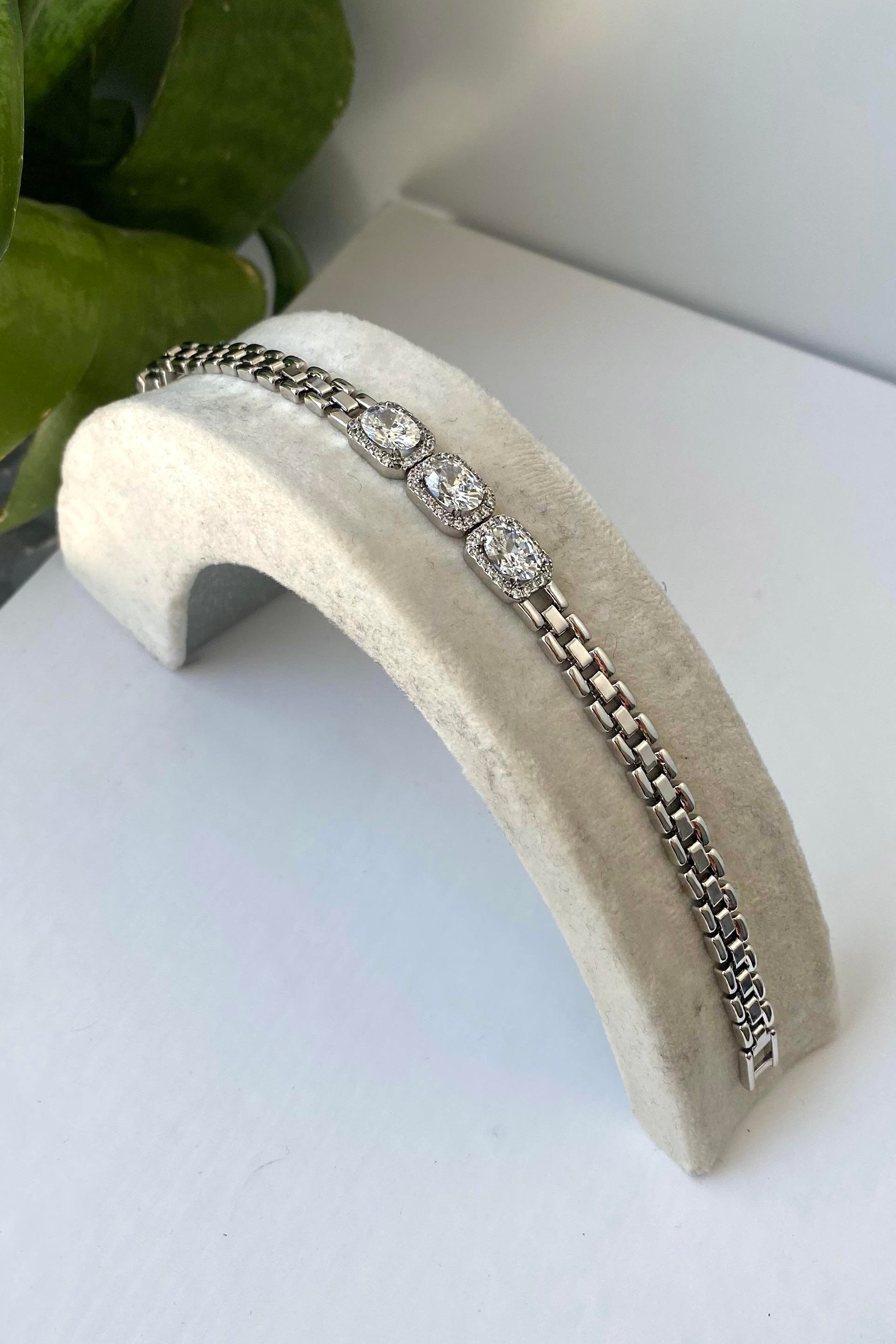 ÜÇLÜ BAGET KORDON ZİNCİR BİLEZİK