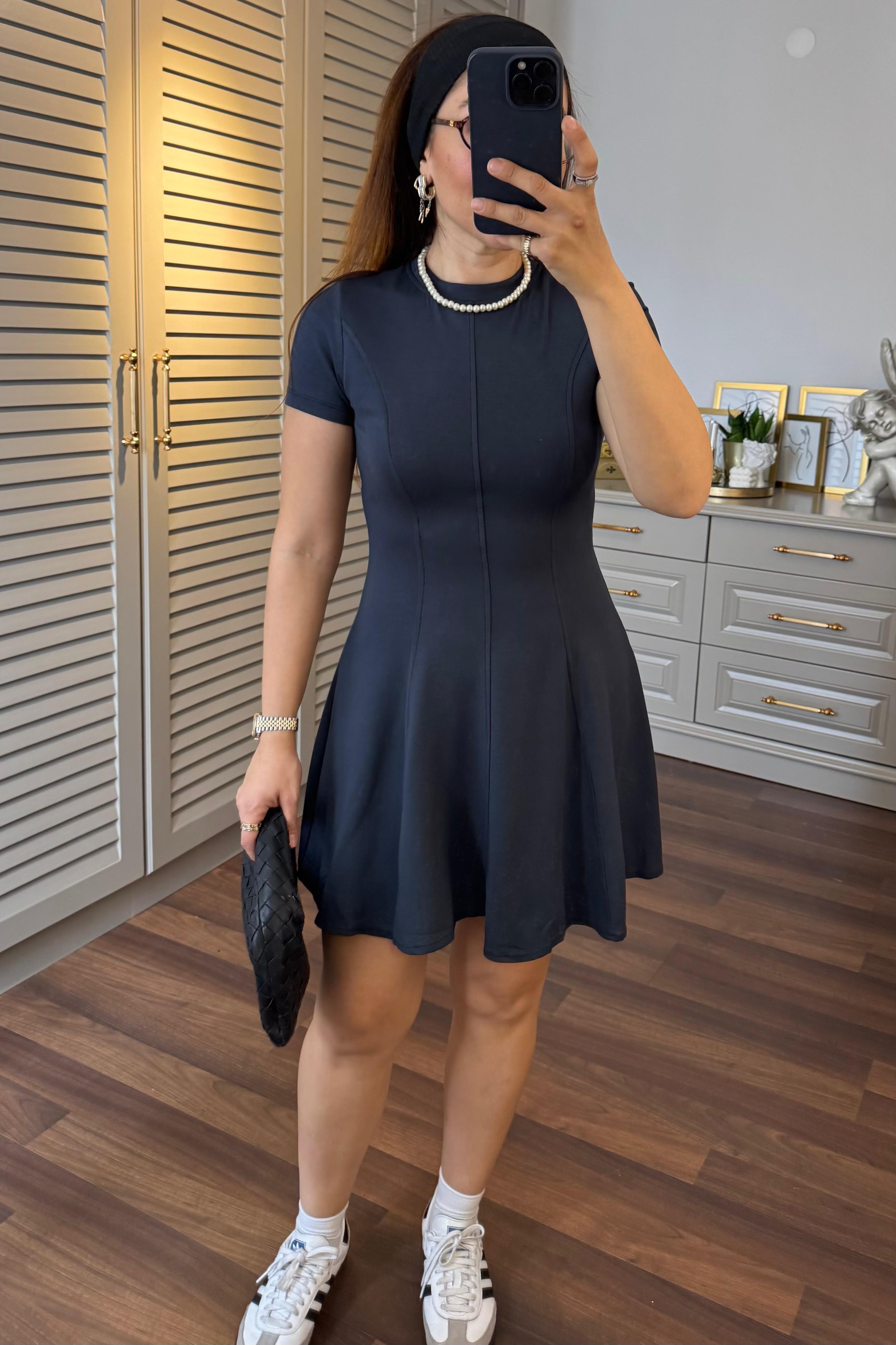 VOLANLI KISA ELBİSE / 456