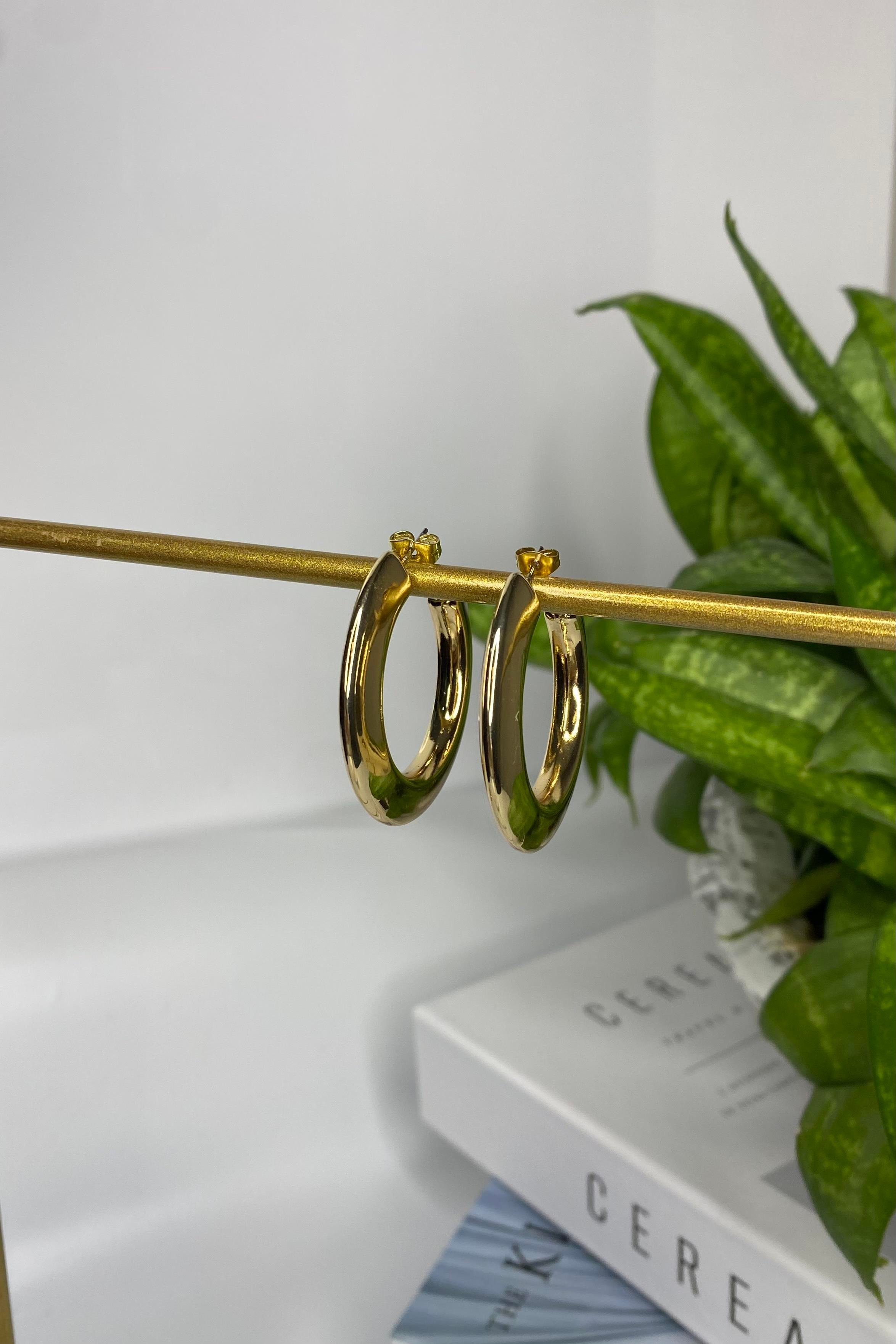 YASSI HALKA KÜPE 4cm