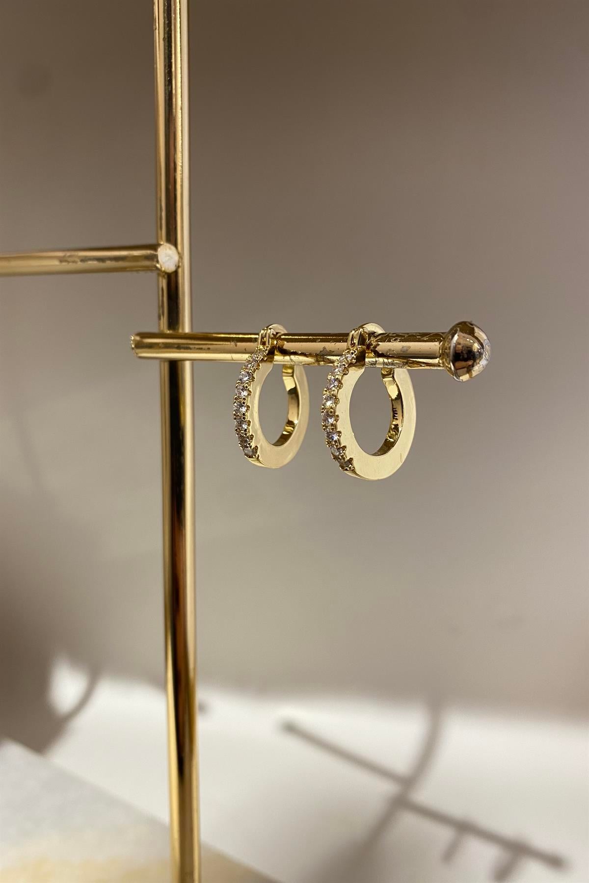 YASSI TAŞLI VINTAGE KÜPE