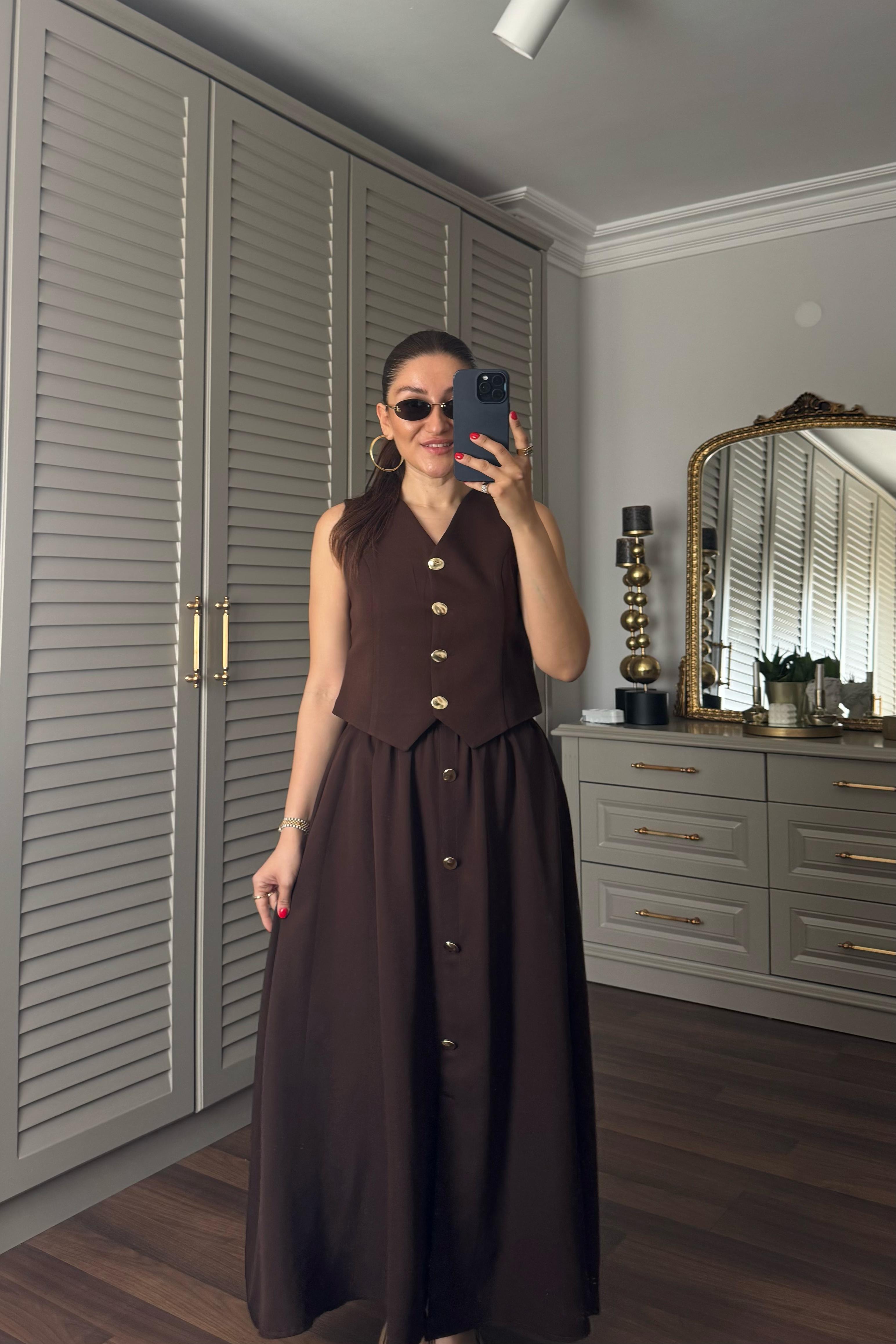 YELEKLİ ETEK TAKIM/0640