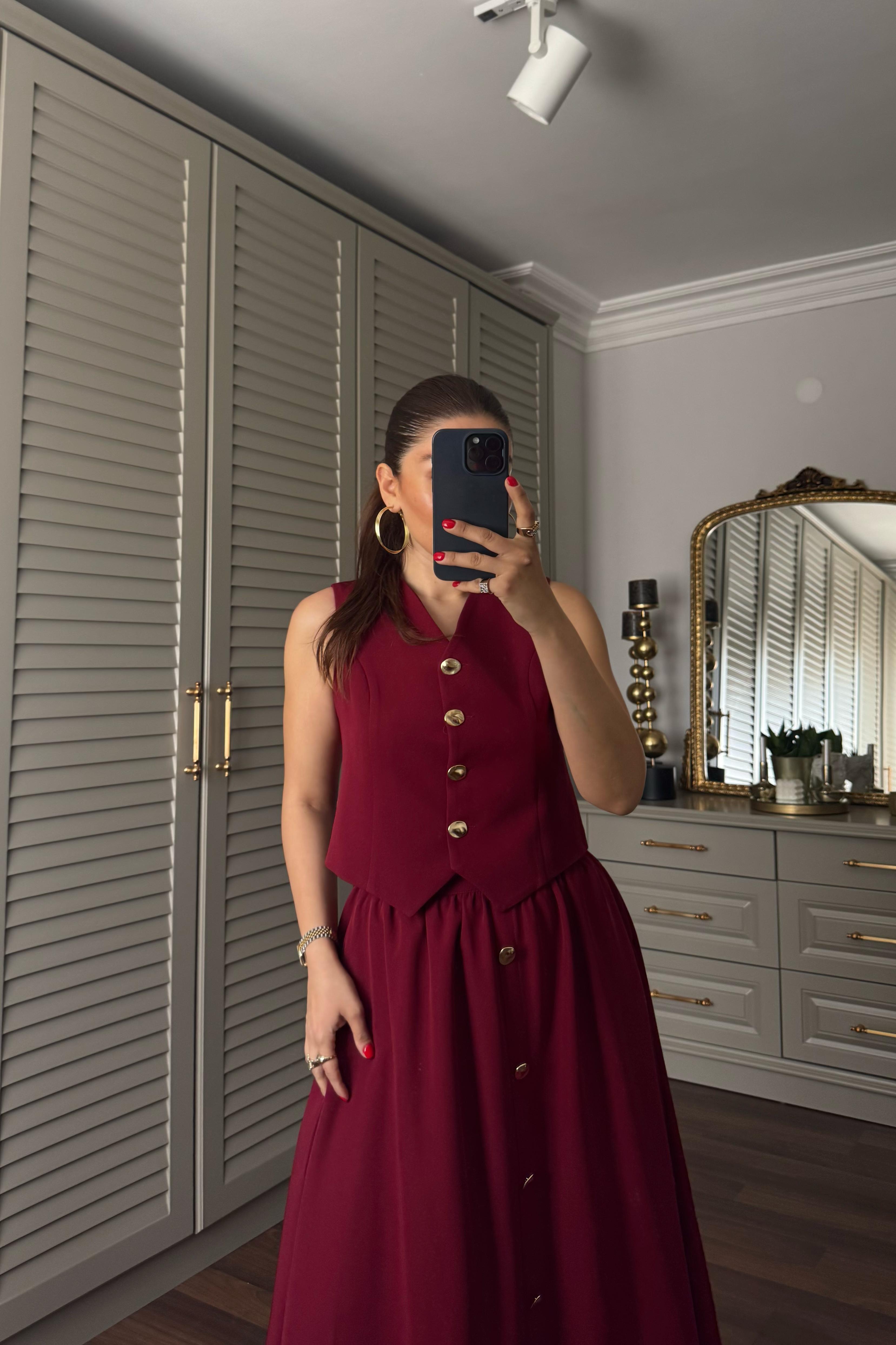YELEKLİ ETEK TAKIM/0640
