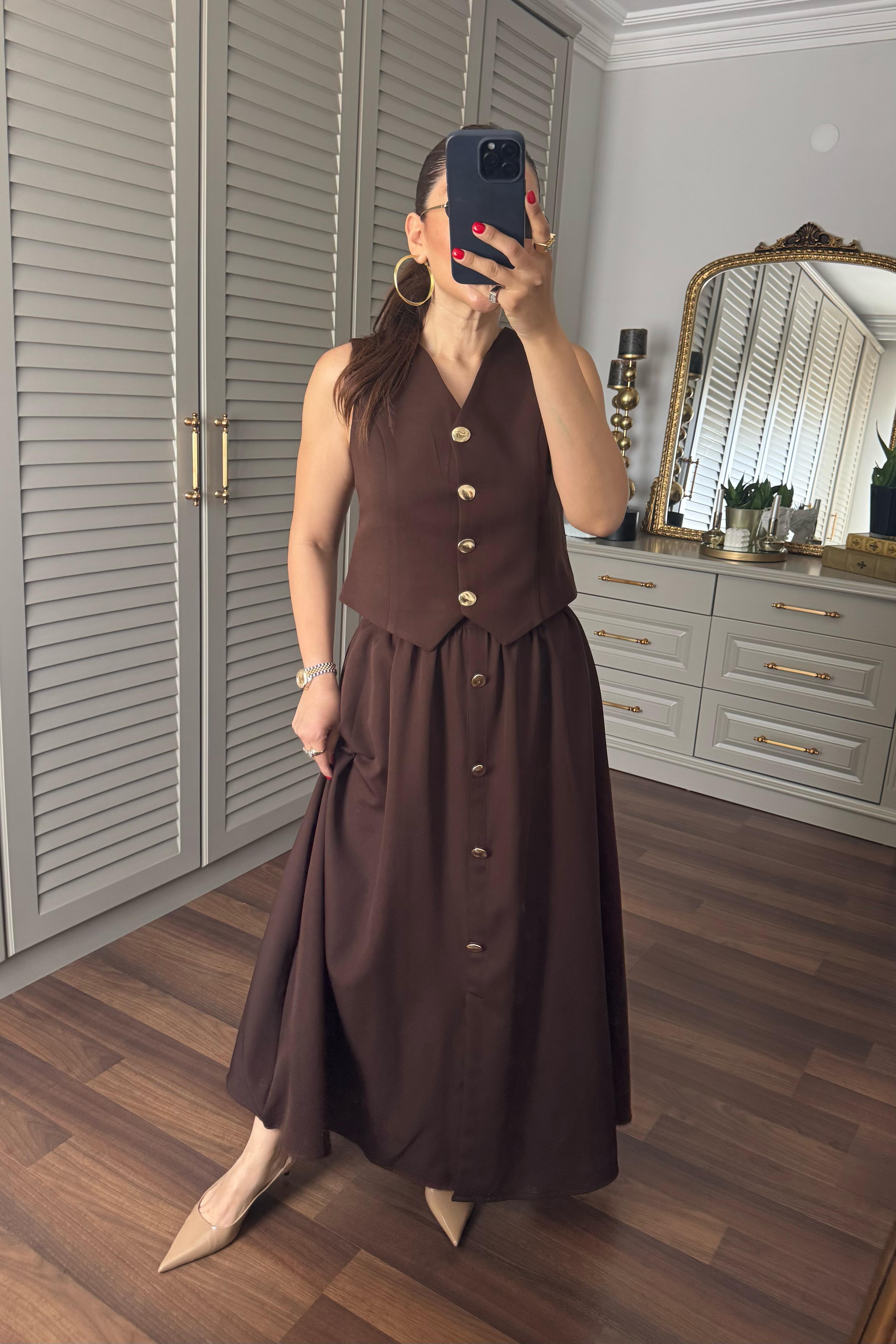 YELEKLİ ETEK TAKIM/0640
