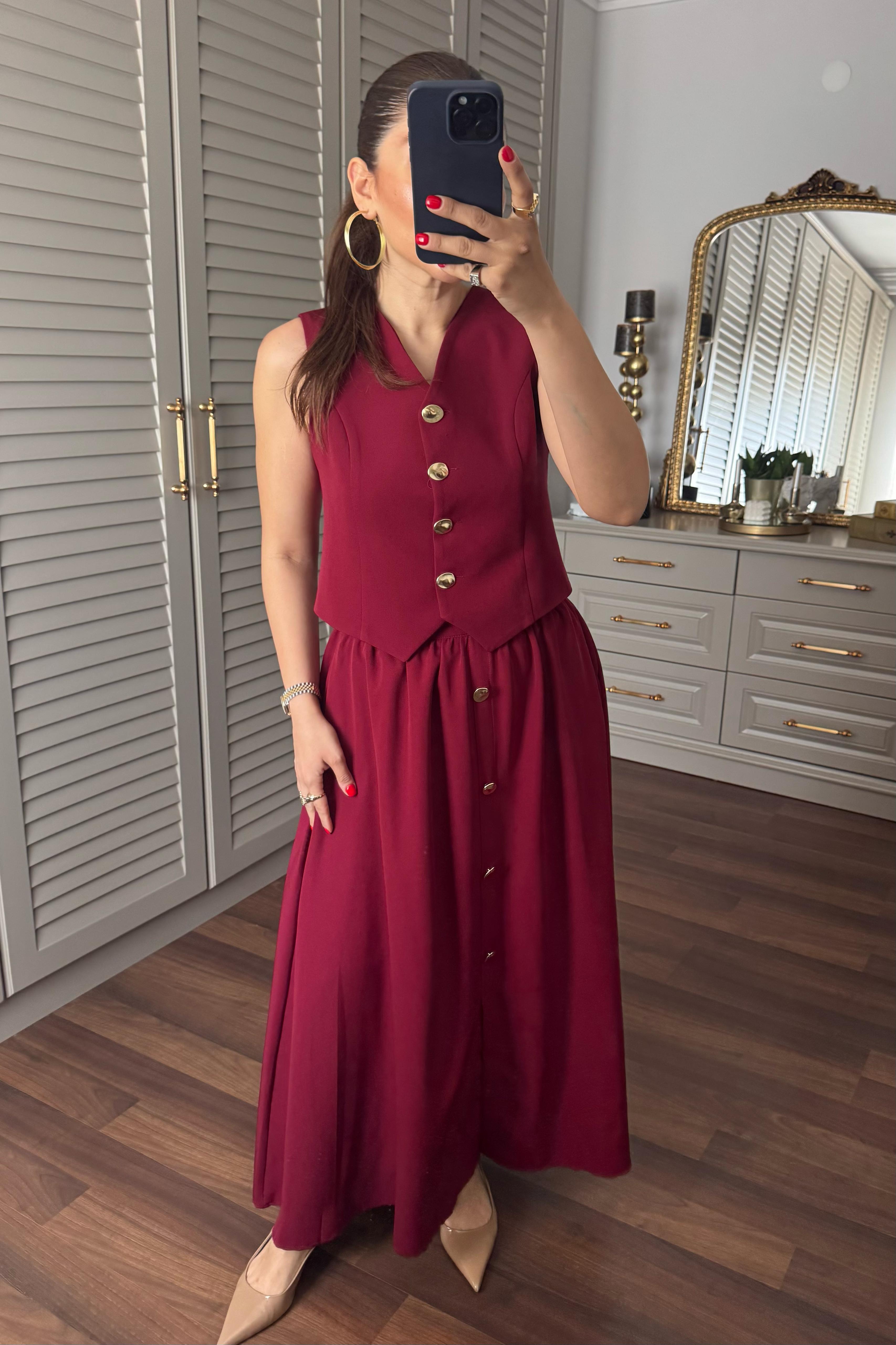 YELEKLİ ETEK TAKIM/0640