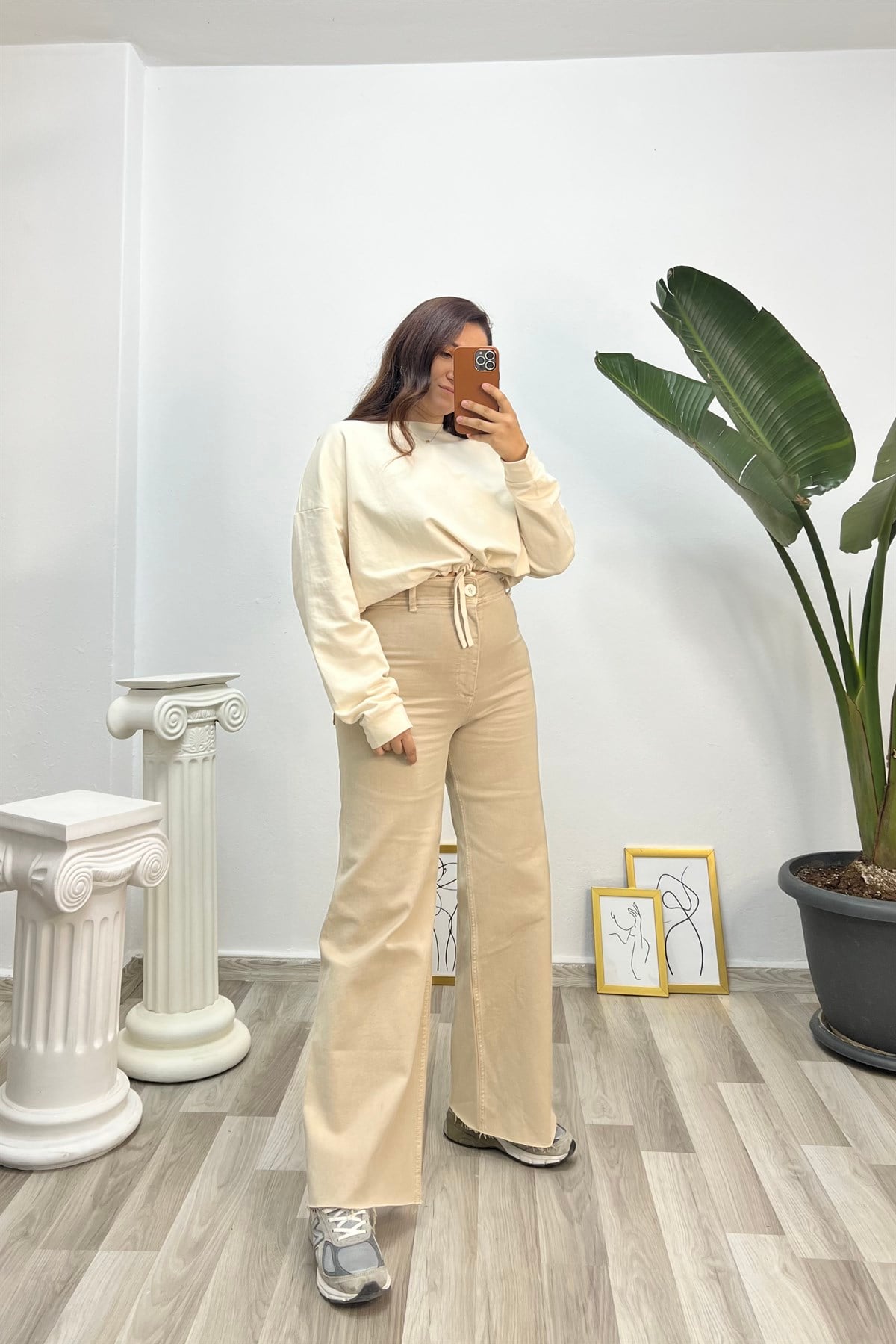 YÜKSEK BEL CULOTTE PANTOLON/ZR
