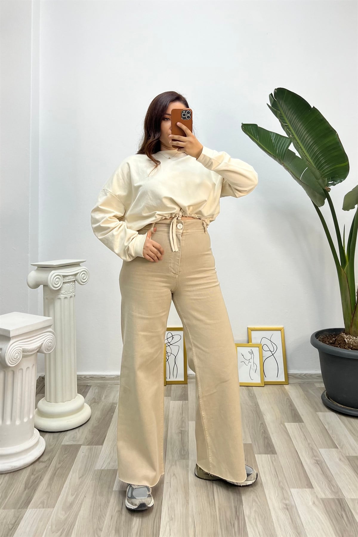 YÜKSEK BEL CULOTTE PANTOLON/ZR