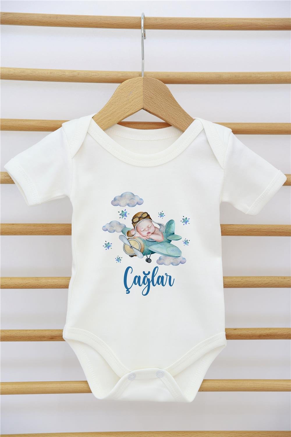 Aslan Desenli 11'li İsimli Organik Hastane Çıkış Seti