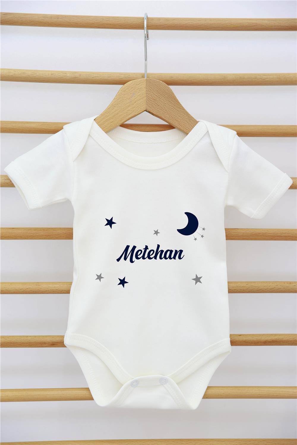 Astronot Desenli 11'li İsimli Organik Hastane Çıkış Seti