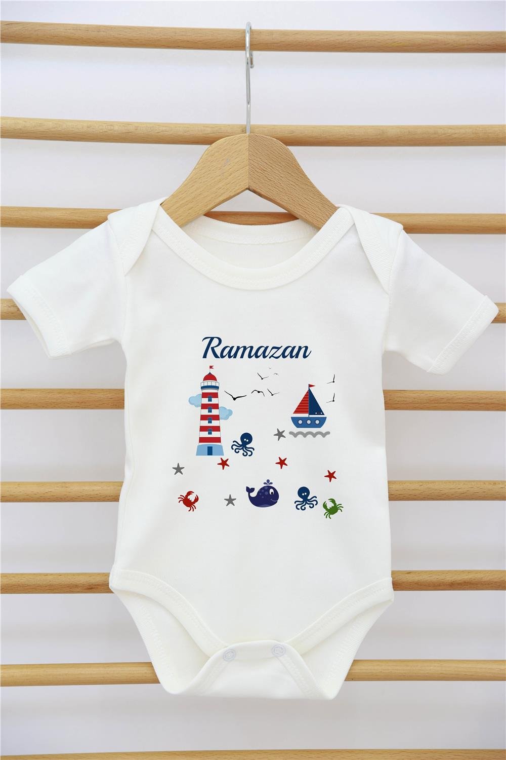 Ayı ve Yıldız Desenli 11'li İsimli Organik Hastane Çıkış Seti