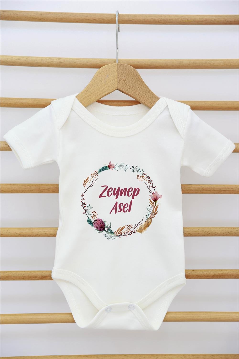 Başak Desenli 11'li İsimli Organik Hastane Çıkış Seti