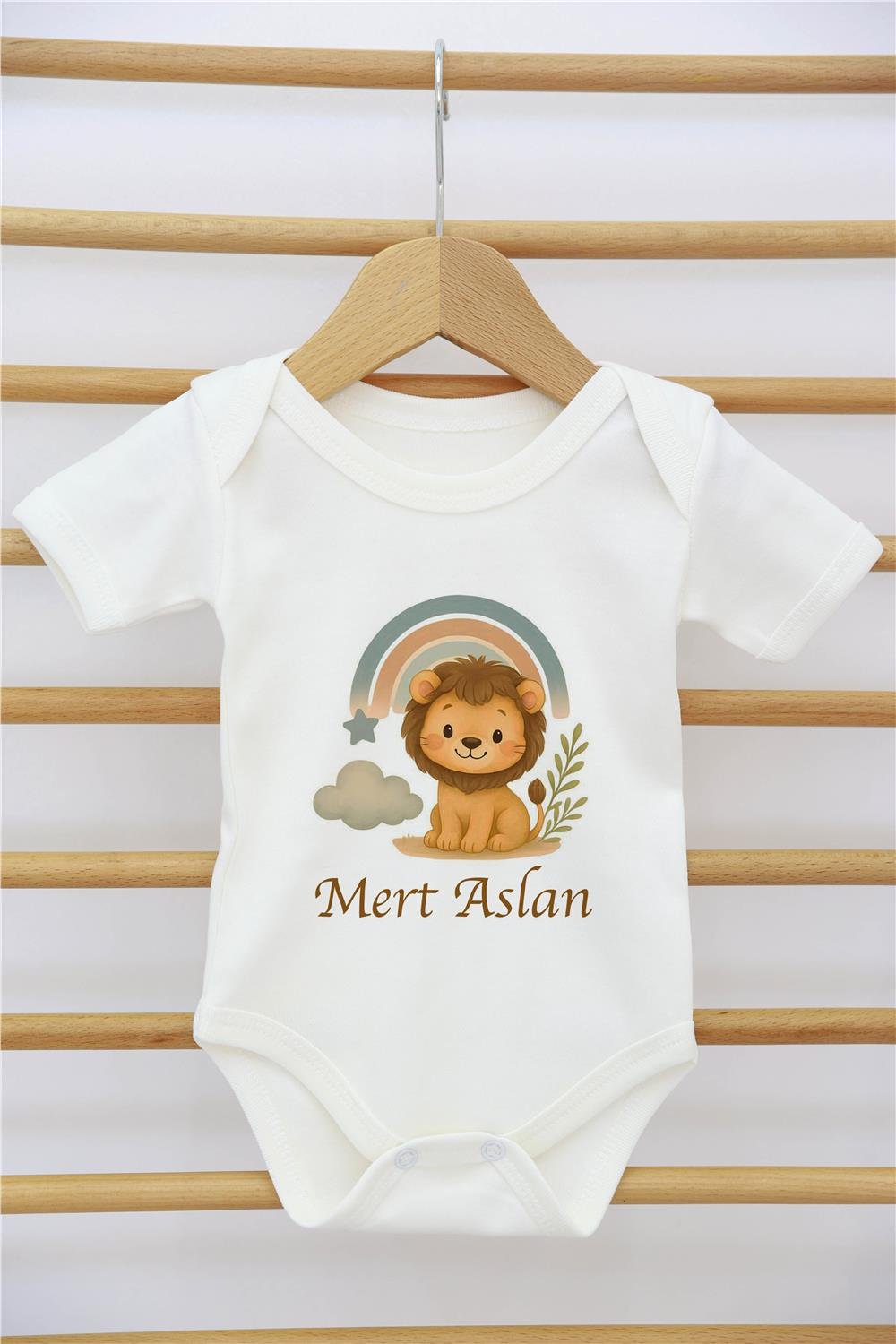 Bulut ve Fil Desenli 11'li İsimli Organik Hastane Çıkış Seti