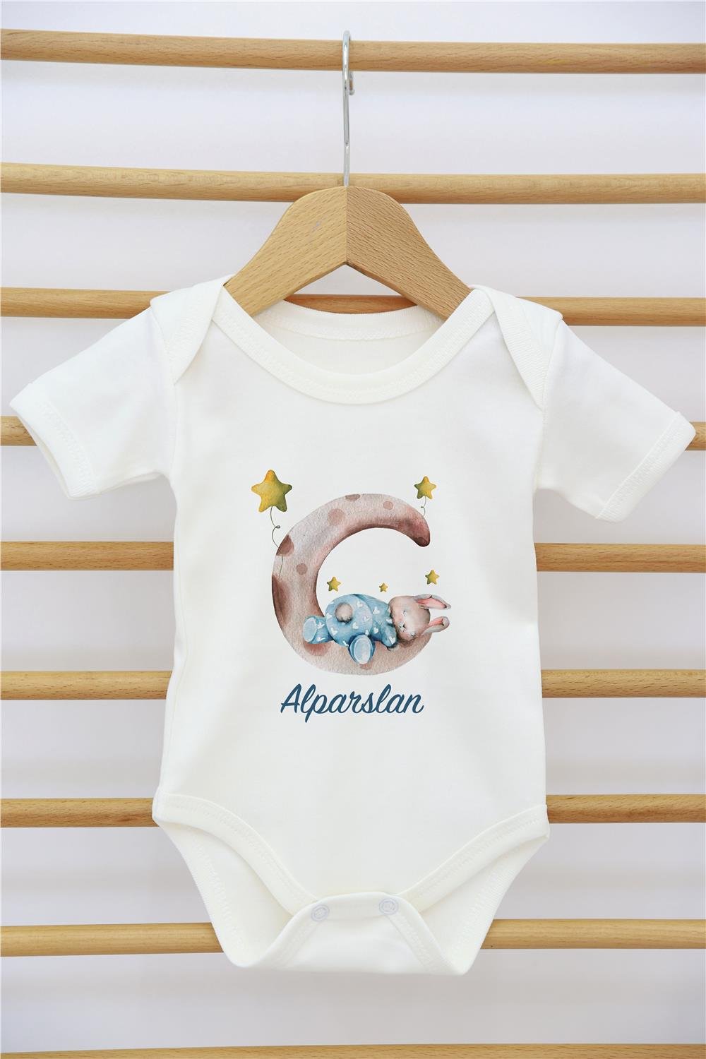 Çiçek Çelenk Desenli 11'li İsimli Organik Hastane Çıkış Seti