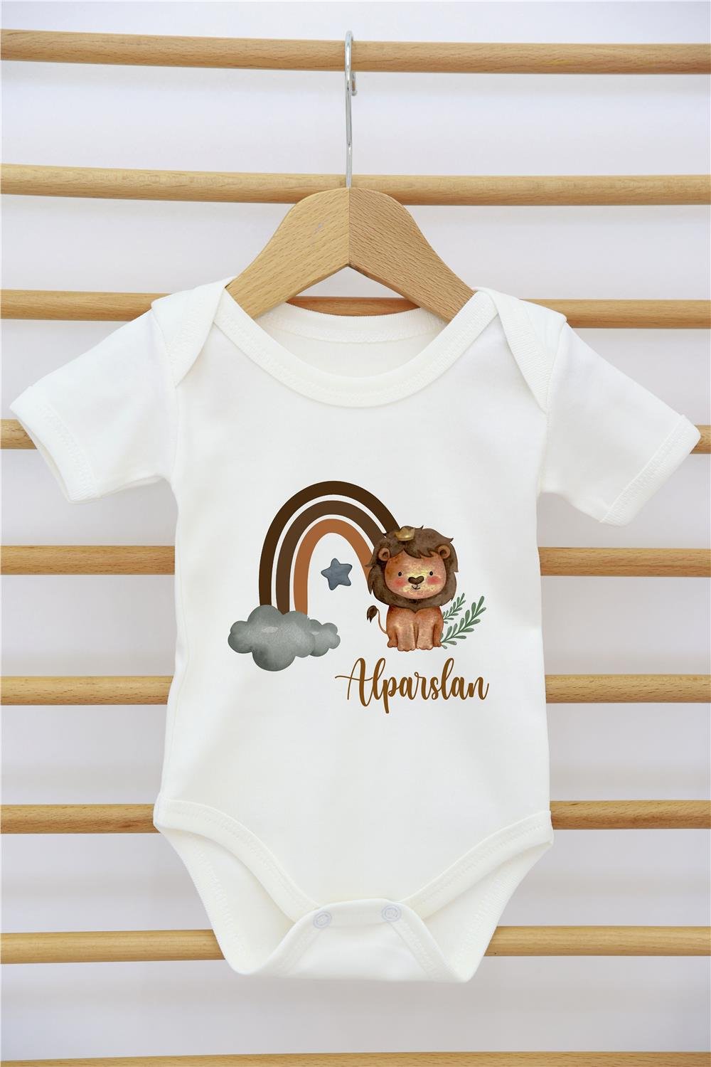 Çiçek Çelenk Desenli 11'li İsimli Organik Hastane Çıkış Seti