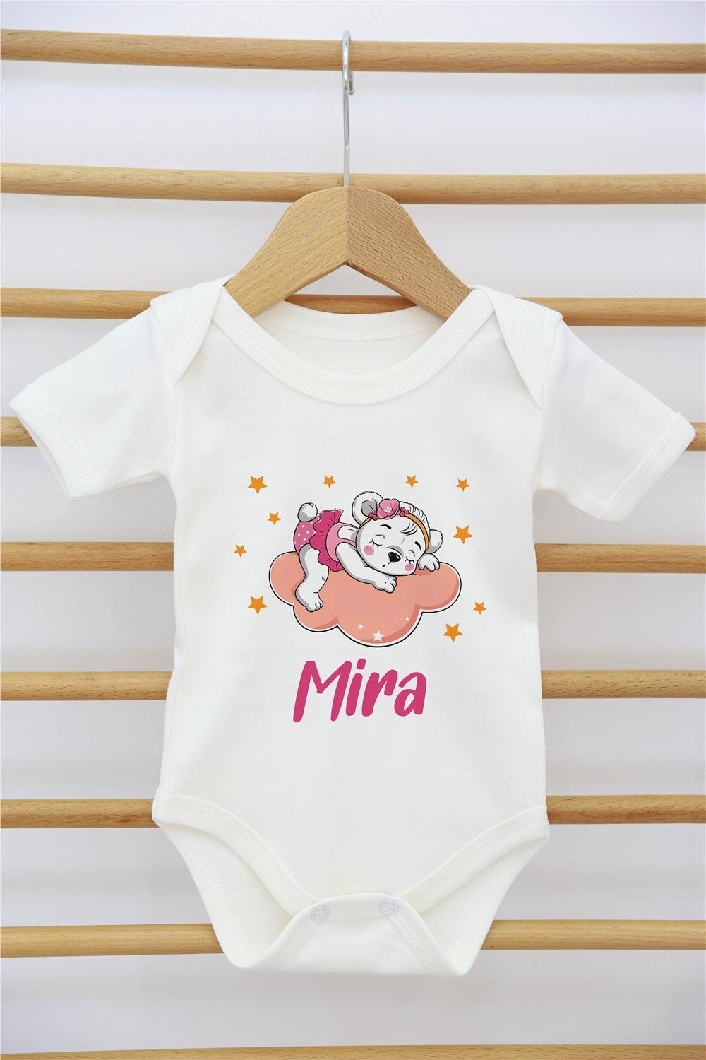 Deniz Kızı Desenli 11'li İsimli Organik Hastane Çıkış Seti