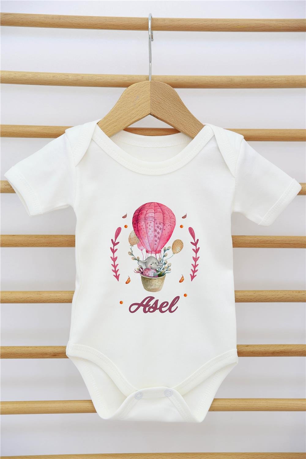 Fil Desenli 11'li İsimli Organik Hastane Çıkış Seti