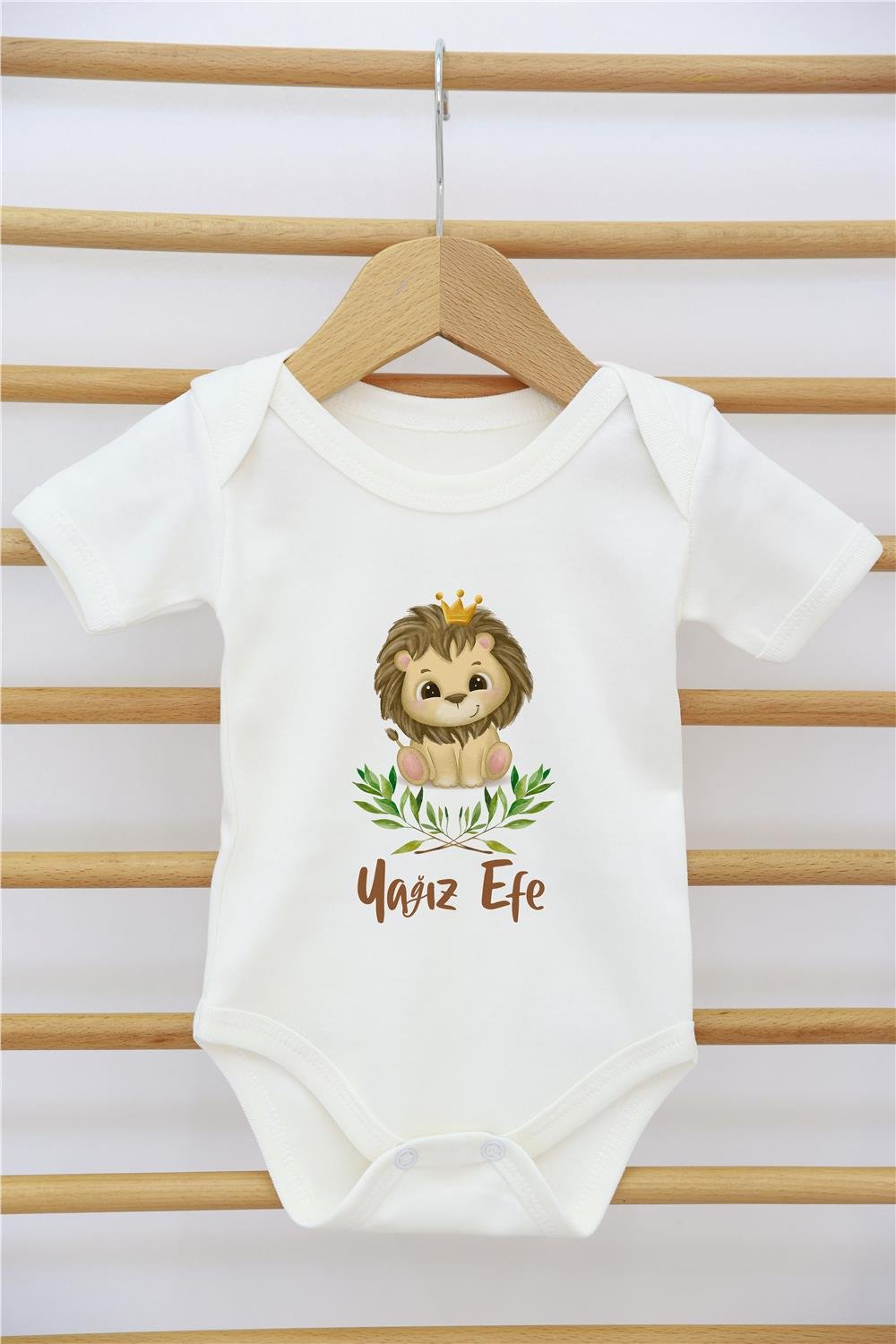 Gökkuşağı Desenli 11'li İsimli Organik Hastane Çıkış Seti