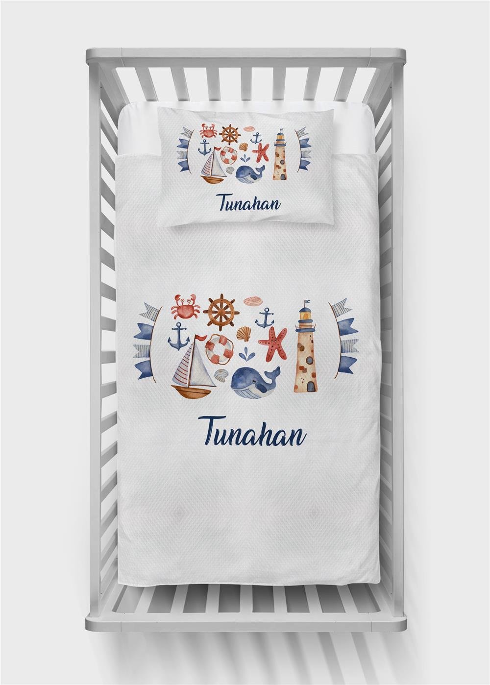 İsimli Bebek Pike Takımı