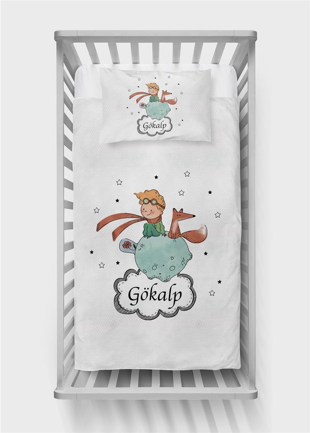 İsimli Bebek Pike Takımı