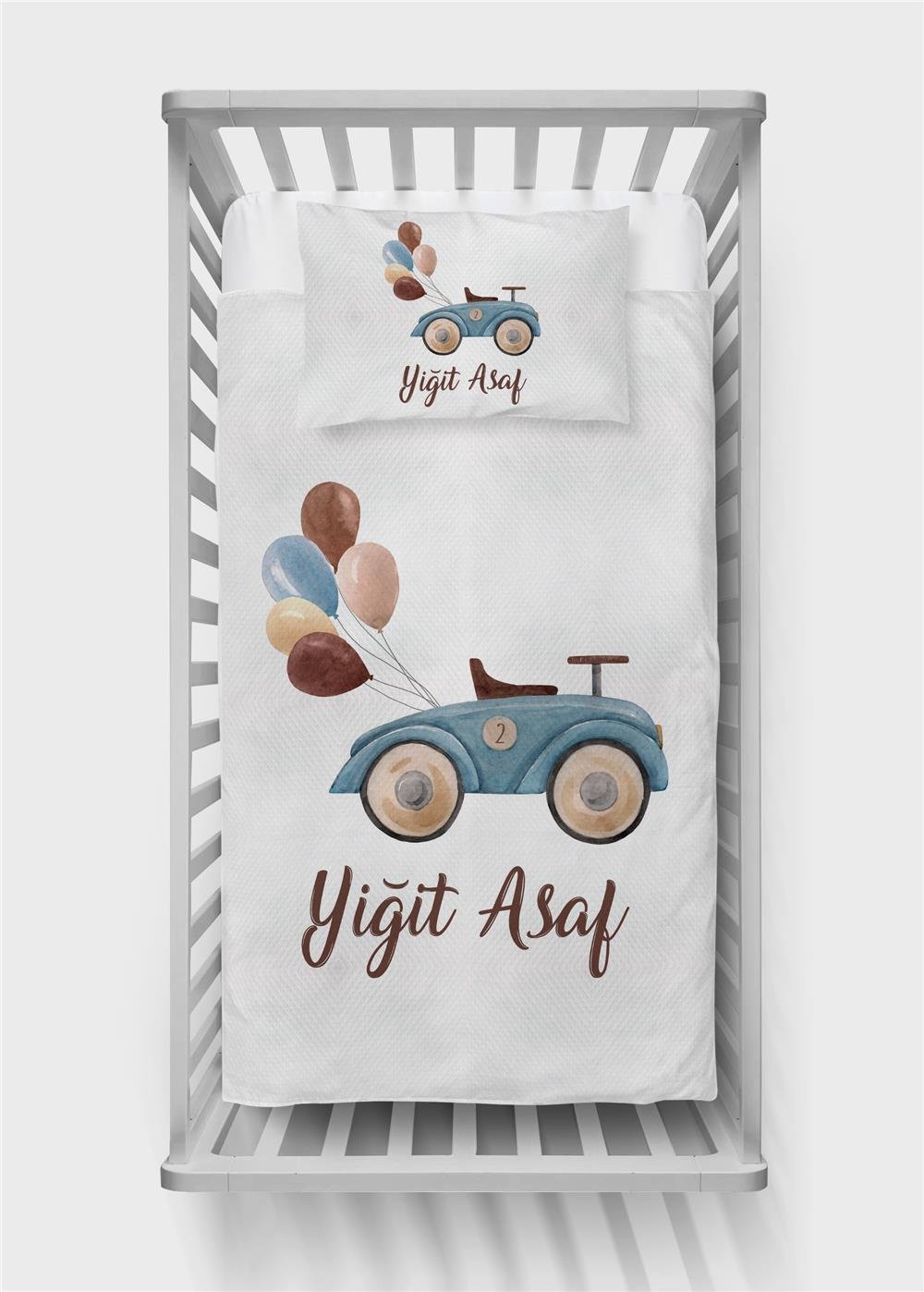 İsimli Bebek Pike Takımı