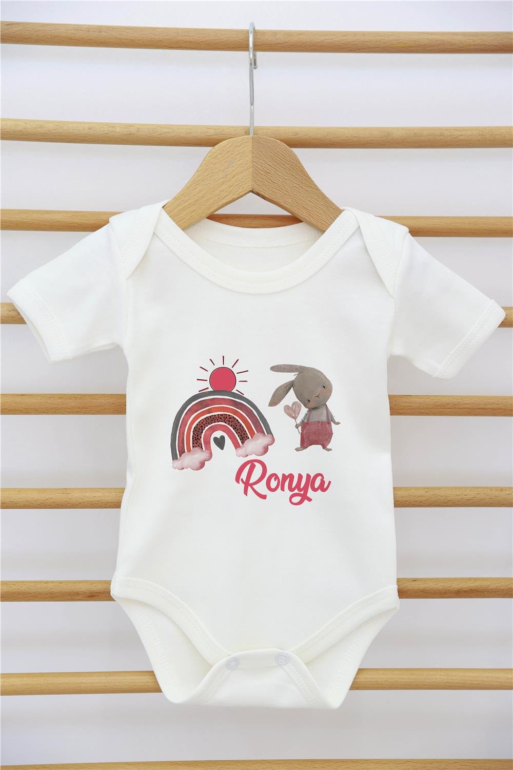 Kelebek Desenli 11'li İsimli Organik Hastane Çıkış Seti