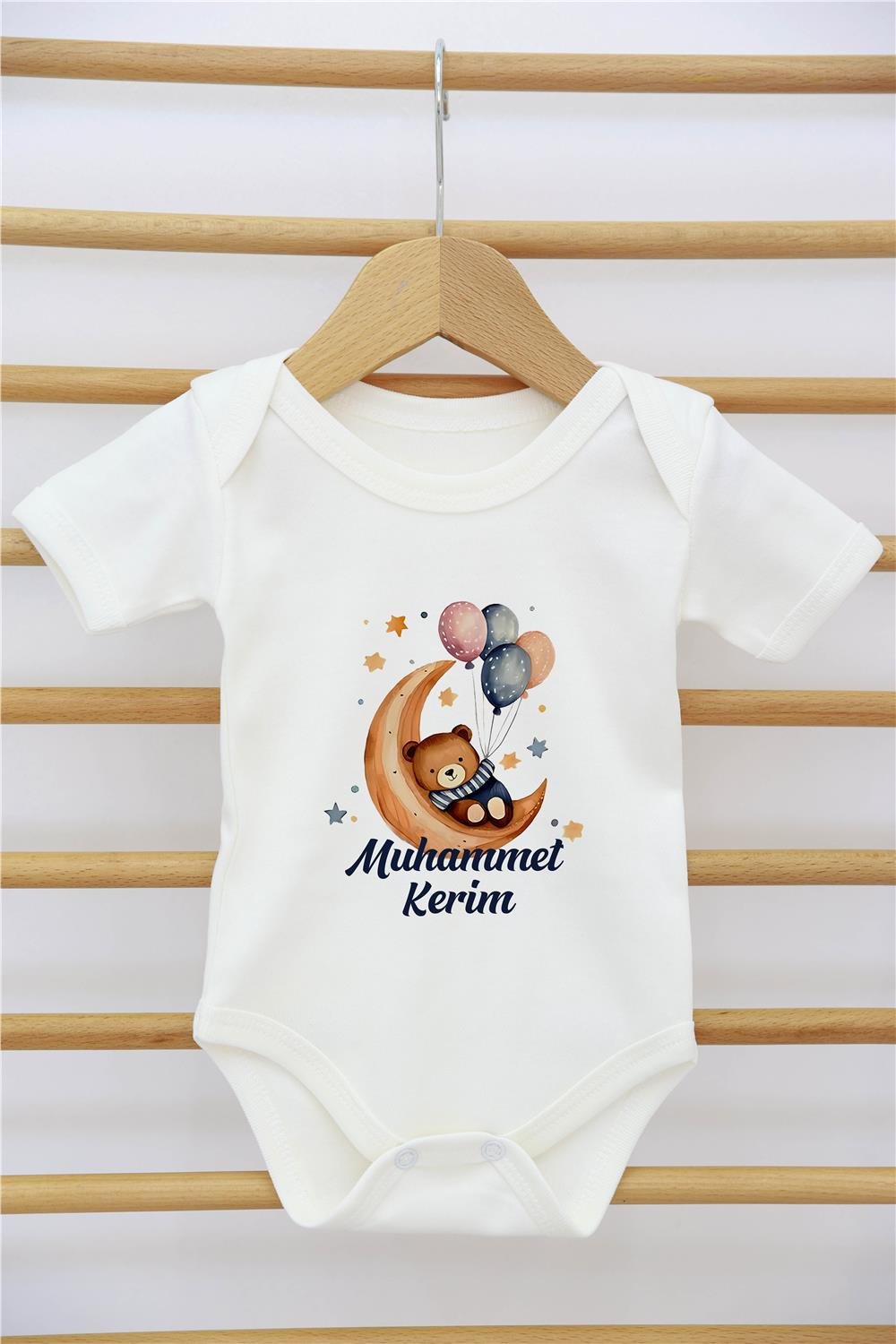 Osmanlı Tuğra Desenli 11'li İsimli Organik Hastane Çıkış Seti