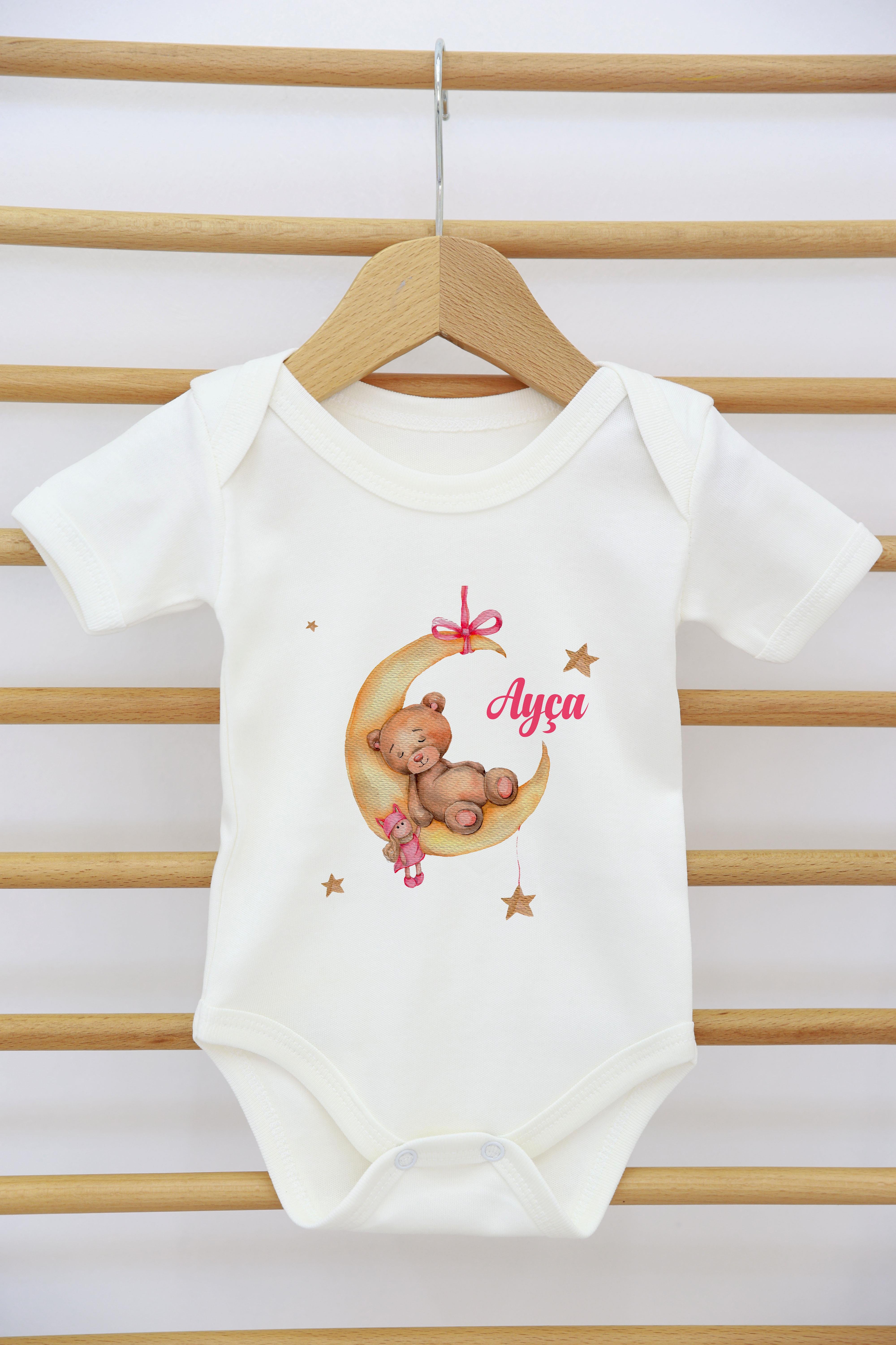 Rüya Kapanı Desenli 11'li İsimli Organik Hastane Çıkış Seti