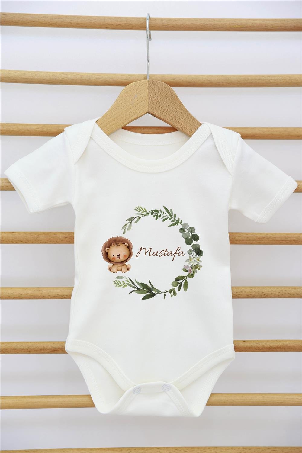 Safari ve Balon Desenli 11'li İsimli Organik Hastane Çıkış Seti