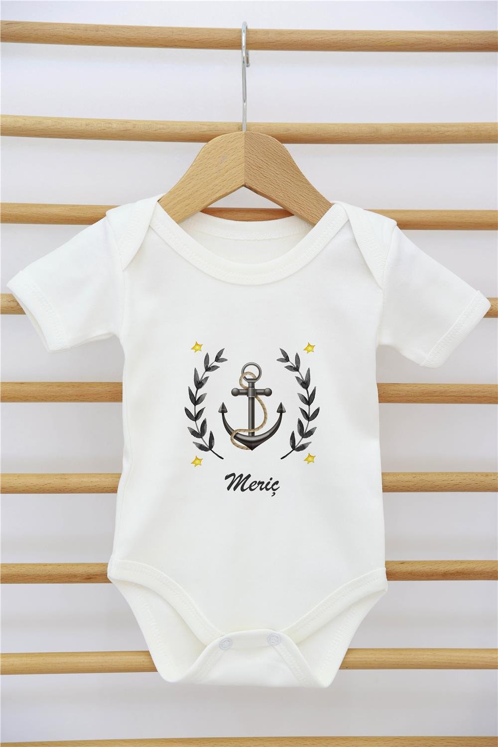 Sevimli Ayı Desenli 11'li İsimli Organik Hastane Çıkış Seti