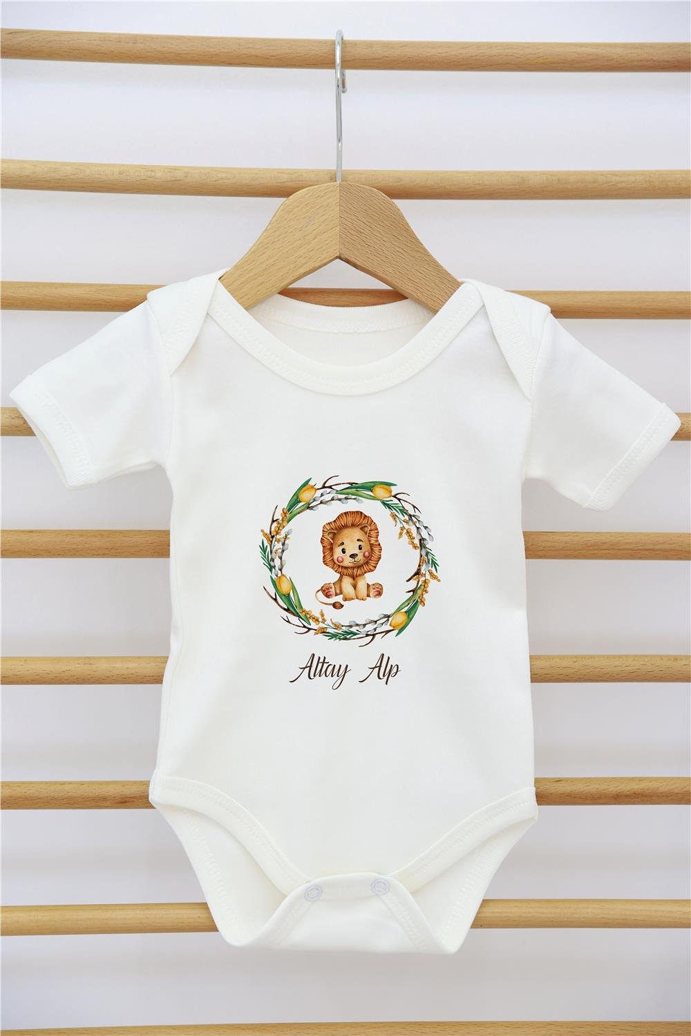 Sevimli Hayvan Desenli 11'li İsimli Organik Hastane Çıkış Seti