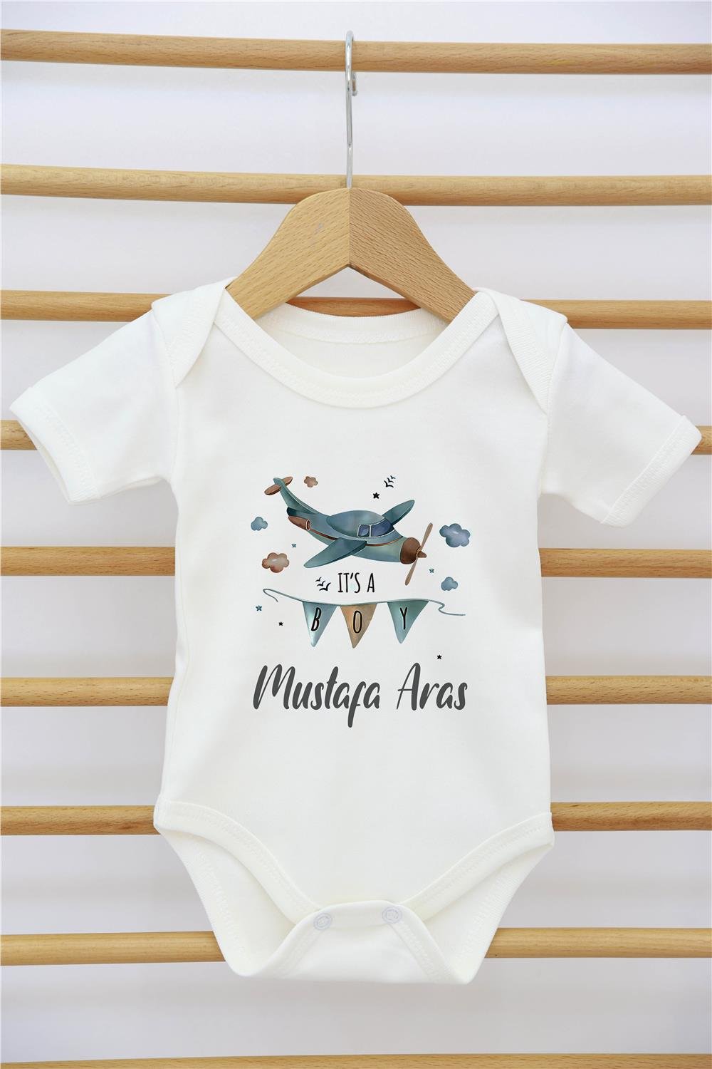 Taraftar Desenli 11'li İsimli Organik Hastane Çıkış Seti