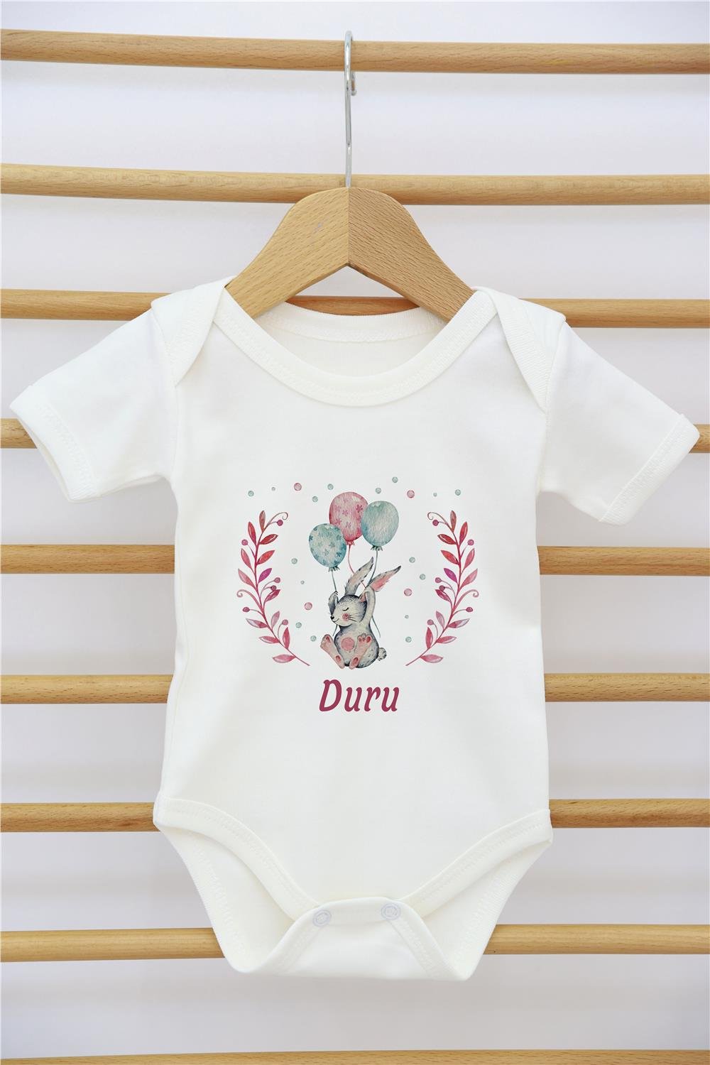 Unicorn ve Ay Desenli 11'li İsimli Organik Hastane Çıkış Seti