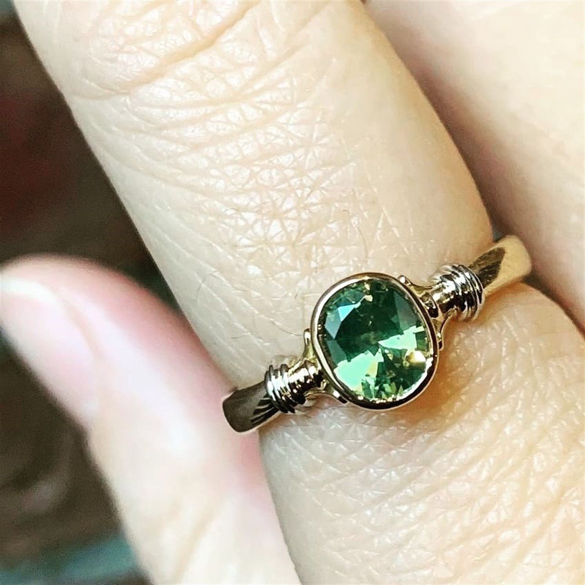 Algier Green Topaz Yüzük AK-1312