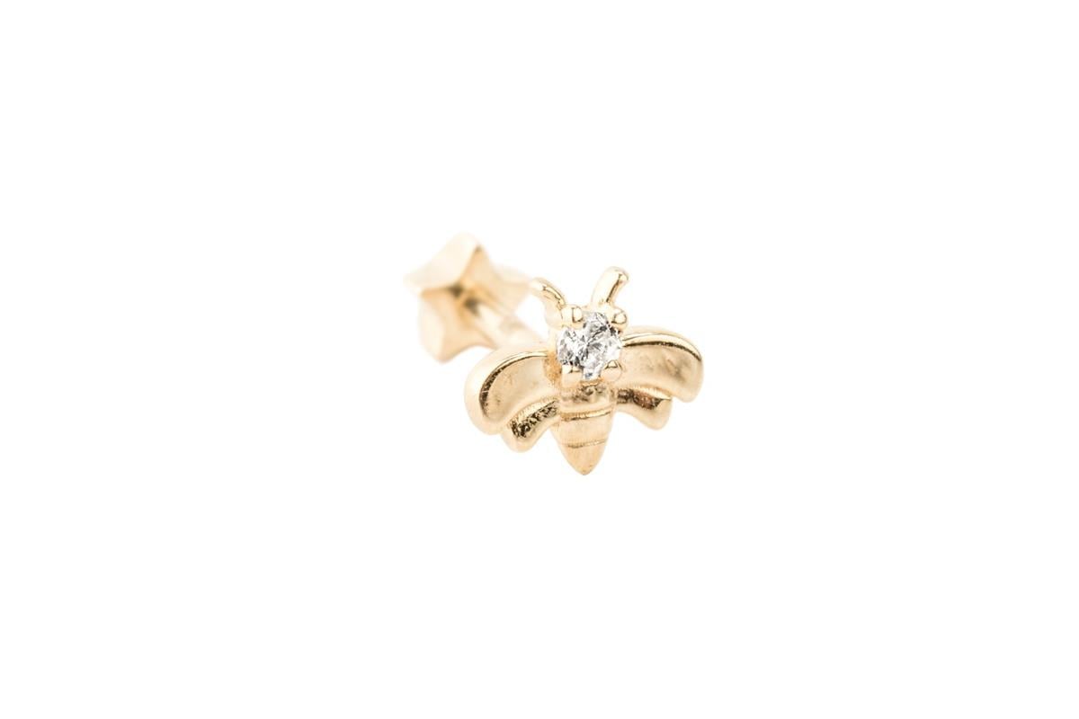 arı motifli tragus küpe -ak1574