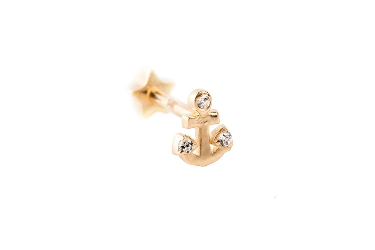 ÇAPA MOTİFLİ TRAGUS KÜPE -ak15782