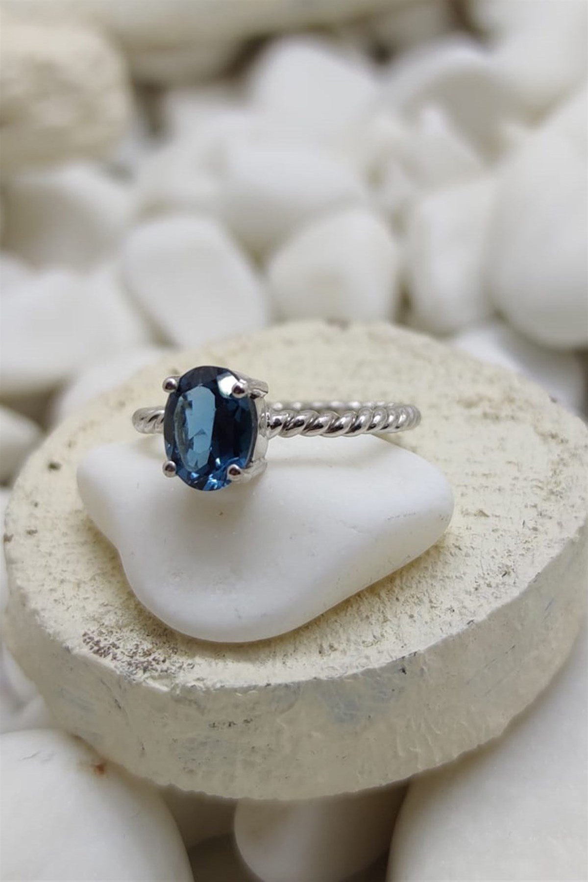 DEEP BLUE EVLİLİK TEKLİF YÜZÜĞÜ AK1021 
