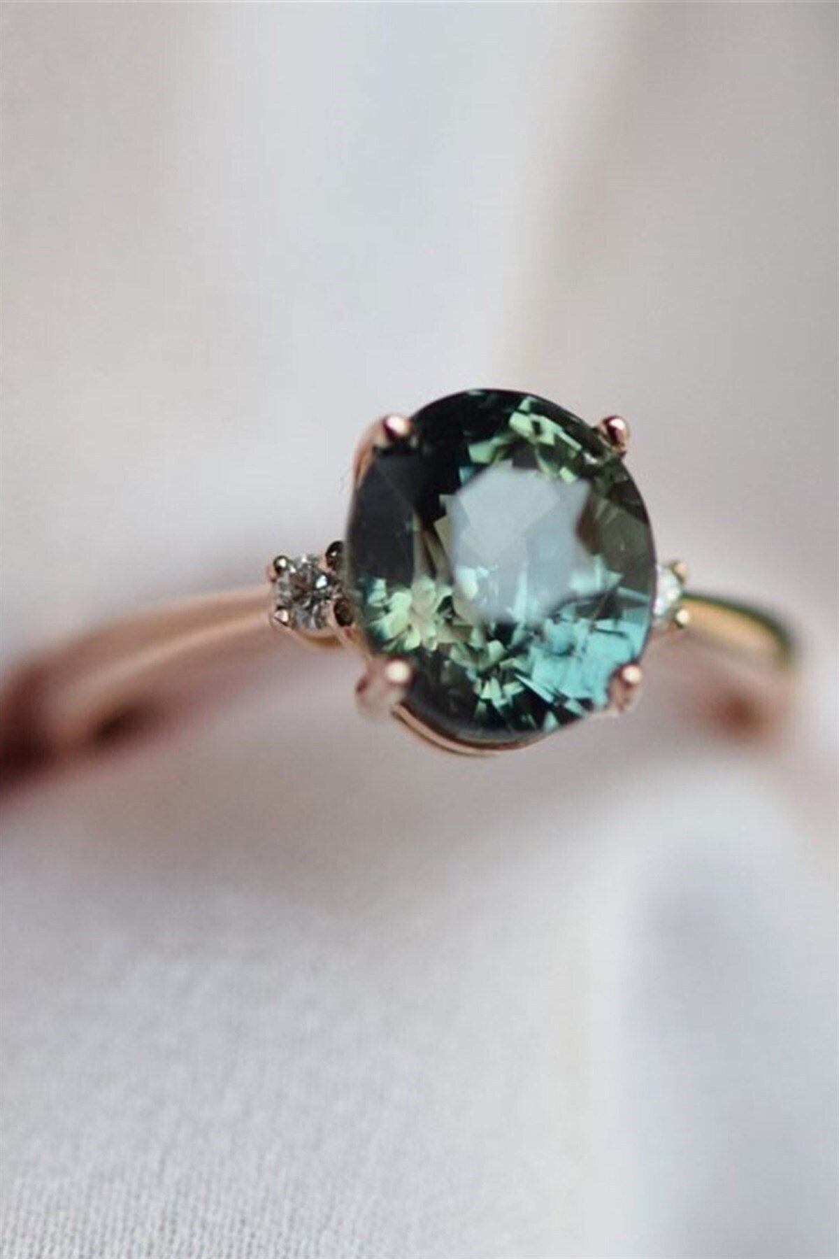 Fedel Green Topaz Yüzük AK1370