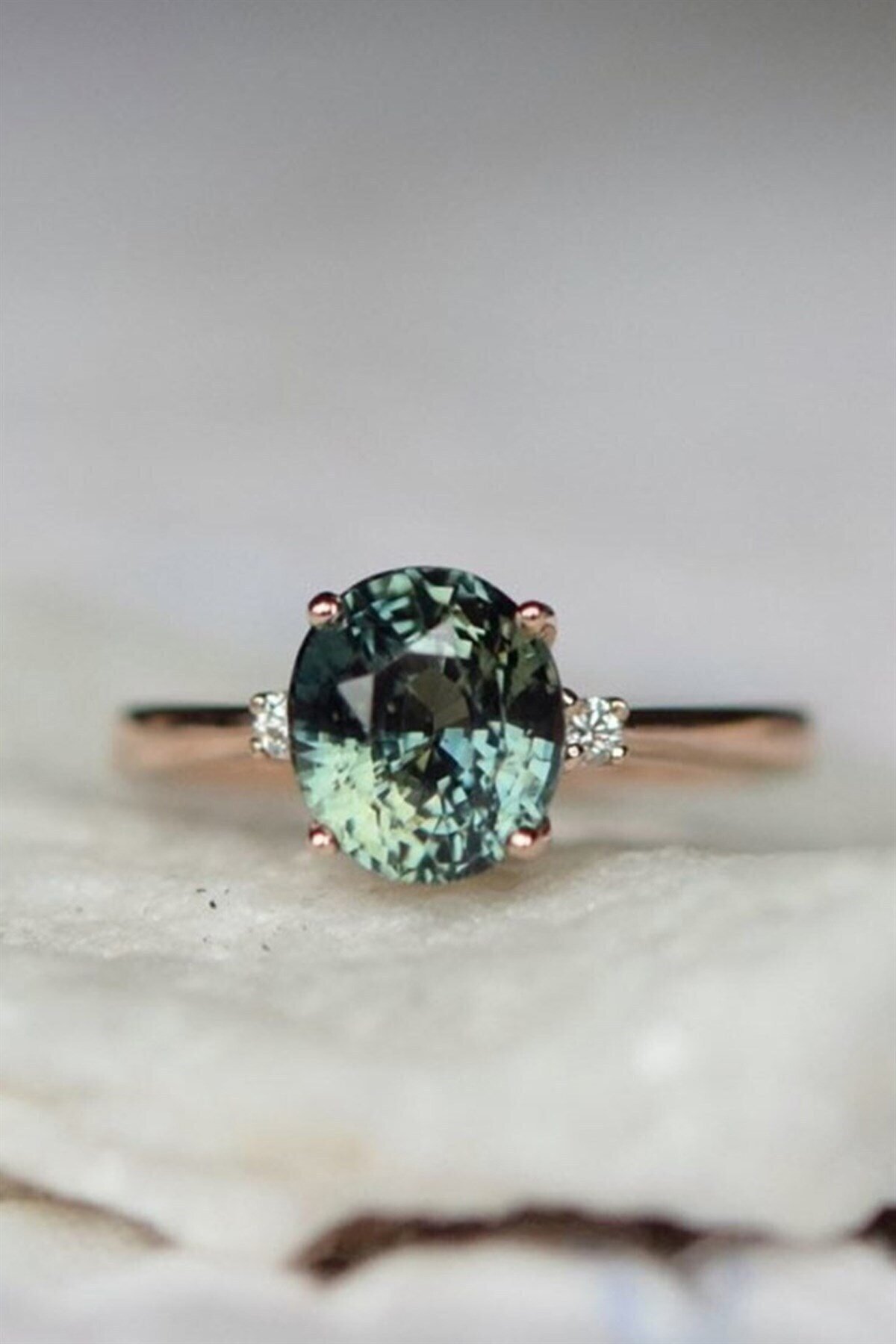 Fedel Green Topaz Yüzük AK1370