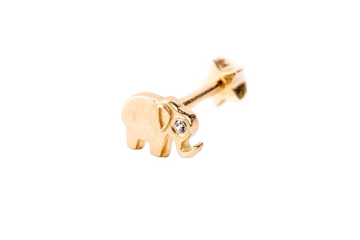 FİL MOTİFLİ TRAGUS KÜPE -ak15791