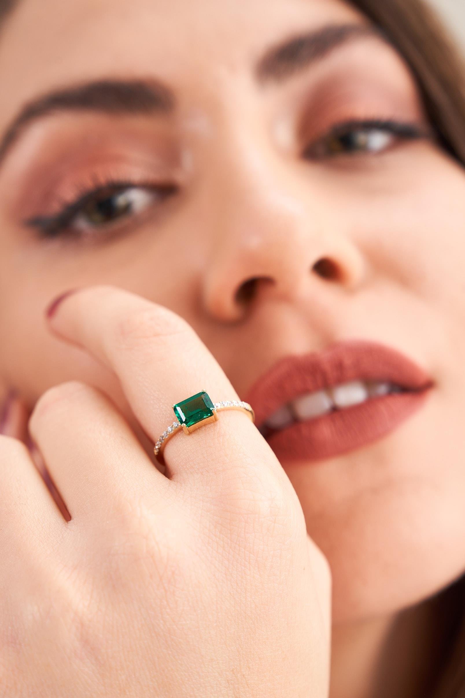 GREEN TOPAZ  YÜZÜK - AK1695