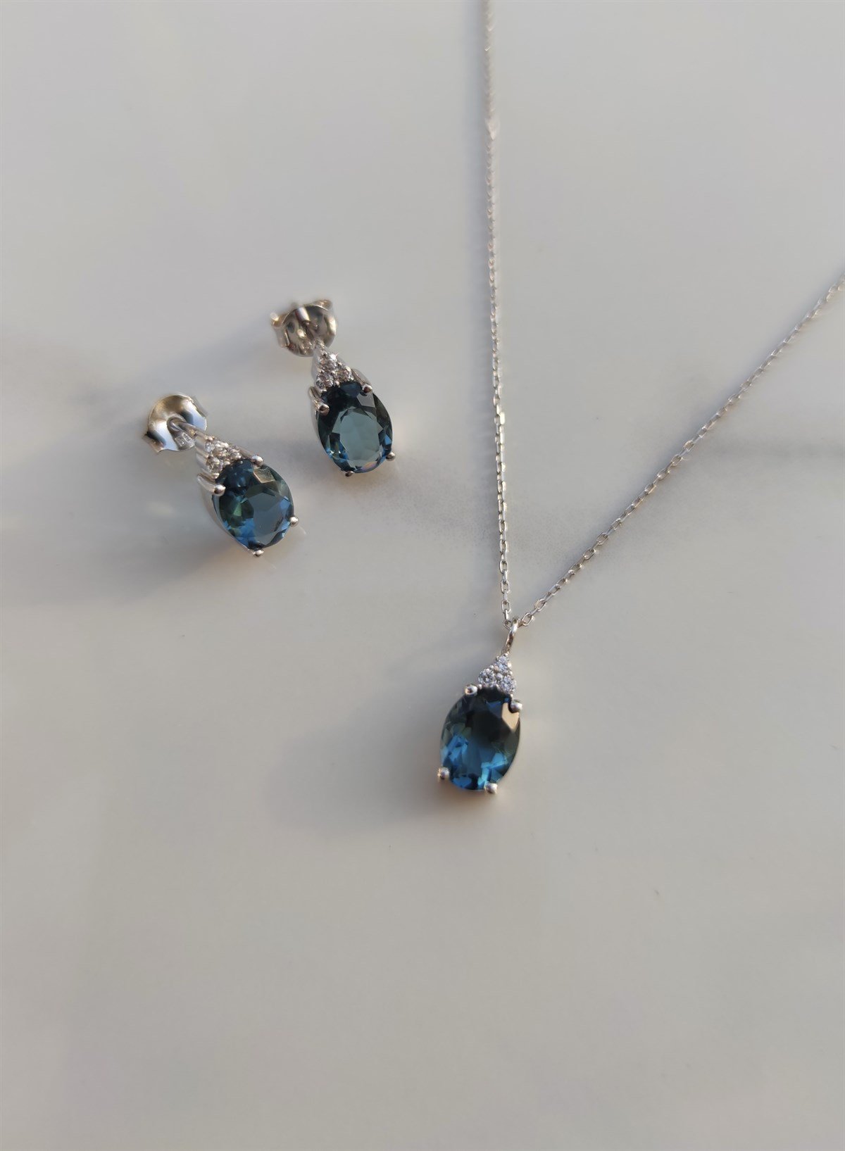 London Blue Topaz Set  - AK1347