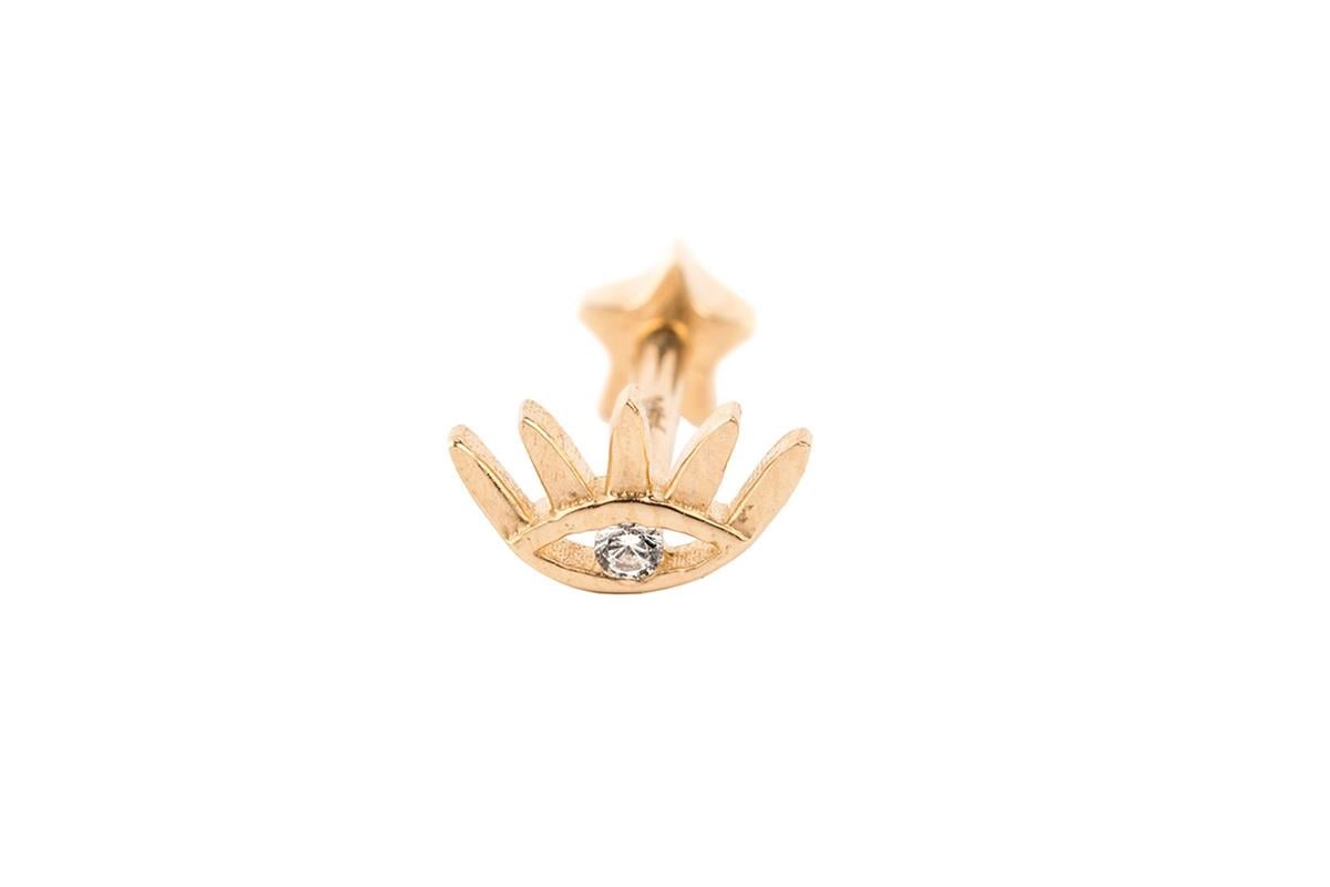 TRAGUS GÖZ MOTİFLİ KÜPE - AK1083