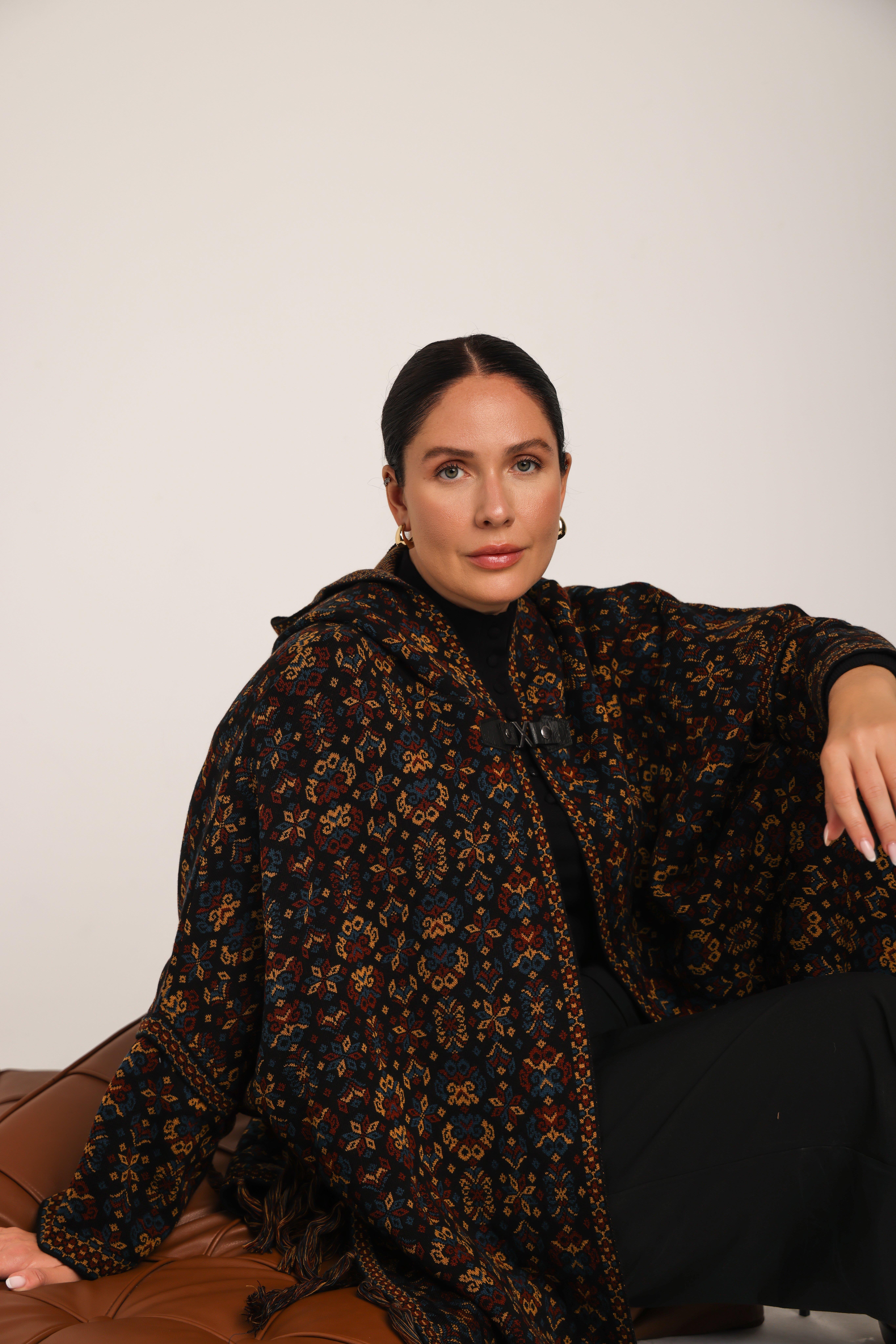 Çiçek Desenli Kilim PançoPANÇO