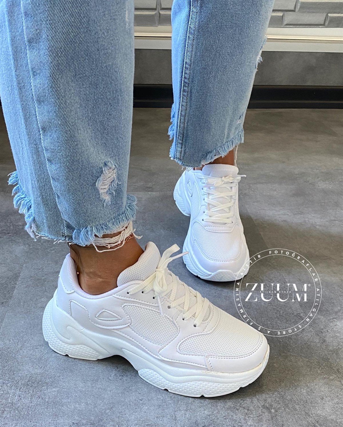 ATILGAN STORESNEAKERİles Kadın Sneakers - Beyaz