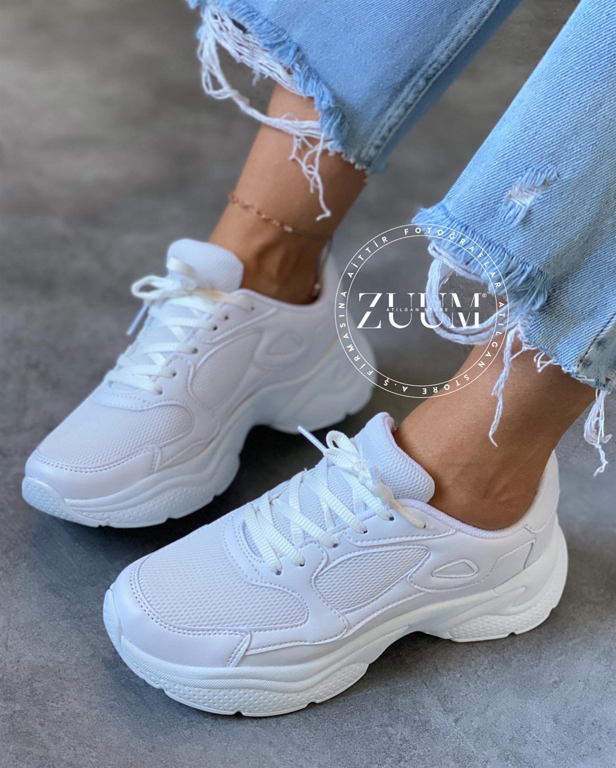 ATILGAN STORESNEAKERİles Kadın Sneakers - Beyaz