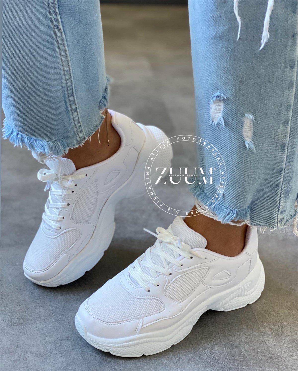 ATILGAN STORESNEAKERİles Kadın Sneakers - Beyaz